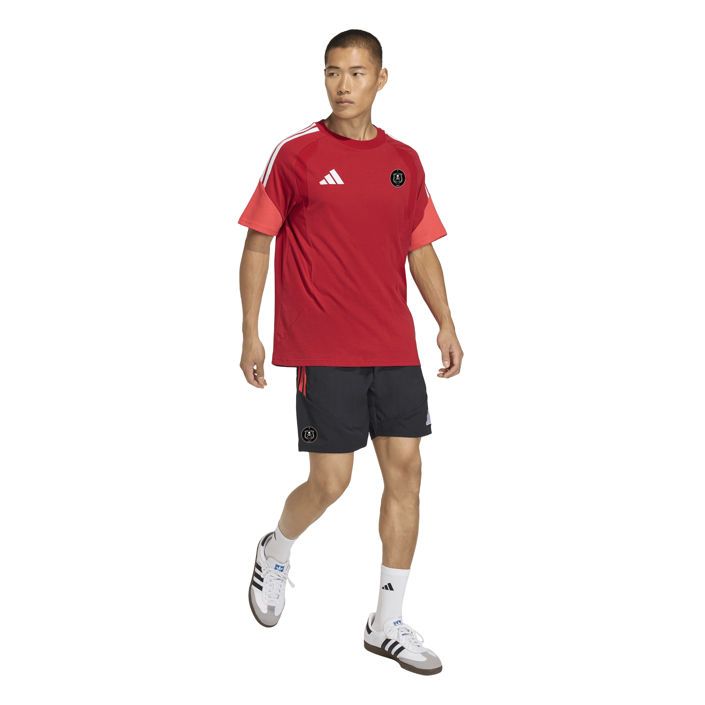 Orlando Pirates Adidas Tiro 26 Competition Downtime Shorts Black Black Semi Lucid Red