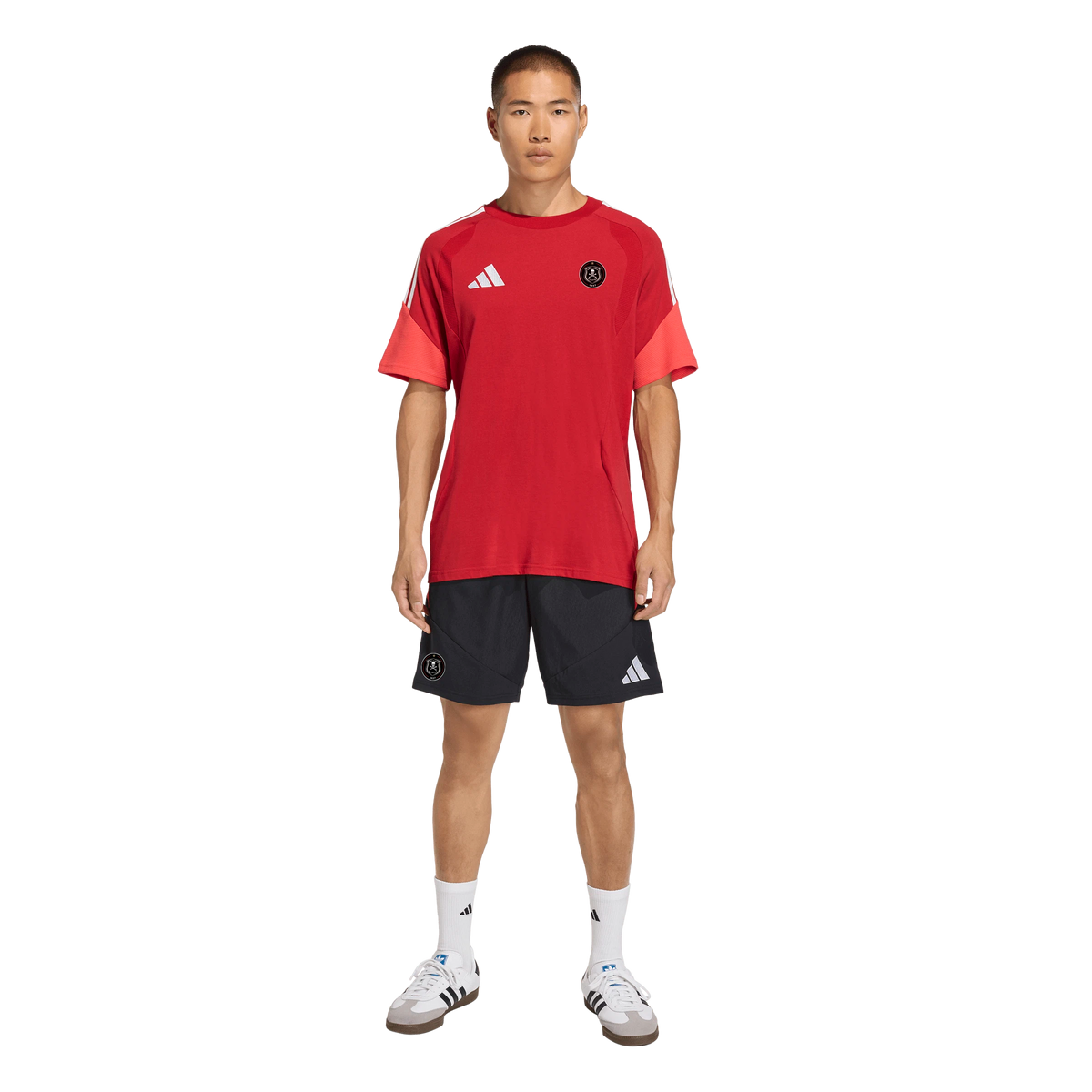 Orlando Pirates Adidas Tiro 26 Competition Downtime Shorts Black Black Semi Lucid Red