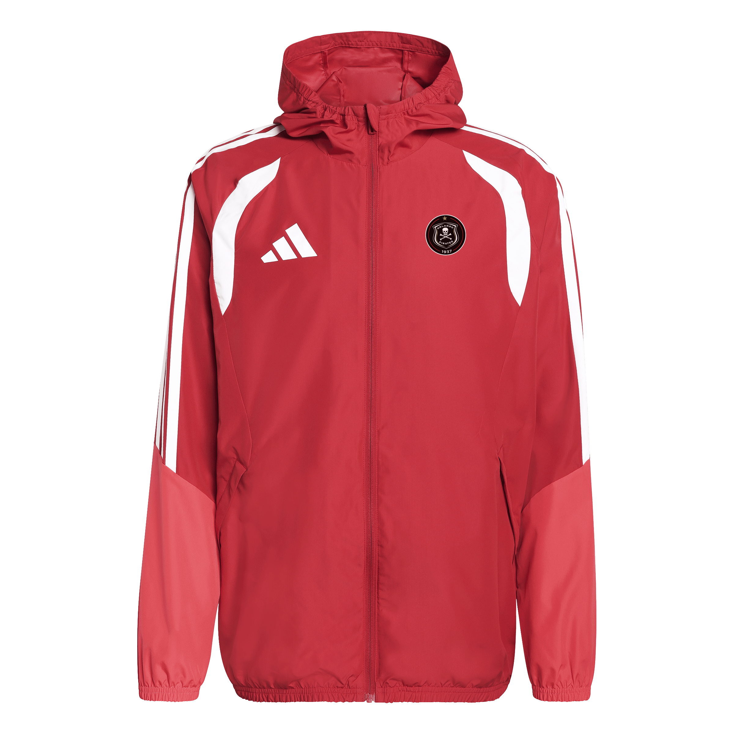 Orlando Pirates Adidas Tiro 26 Competition All-Weather Jacket Team Power Red Semi Lucid Red White