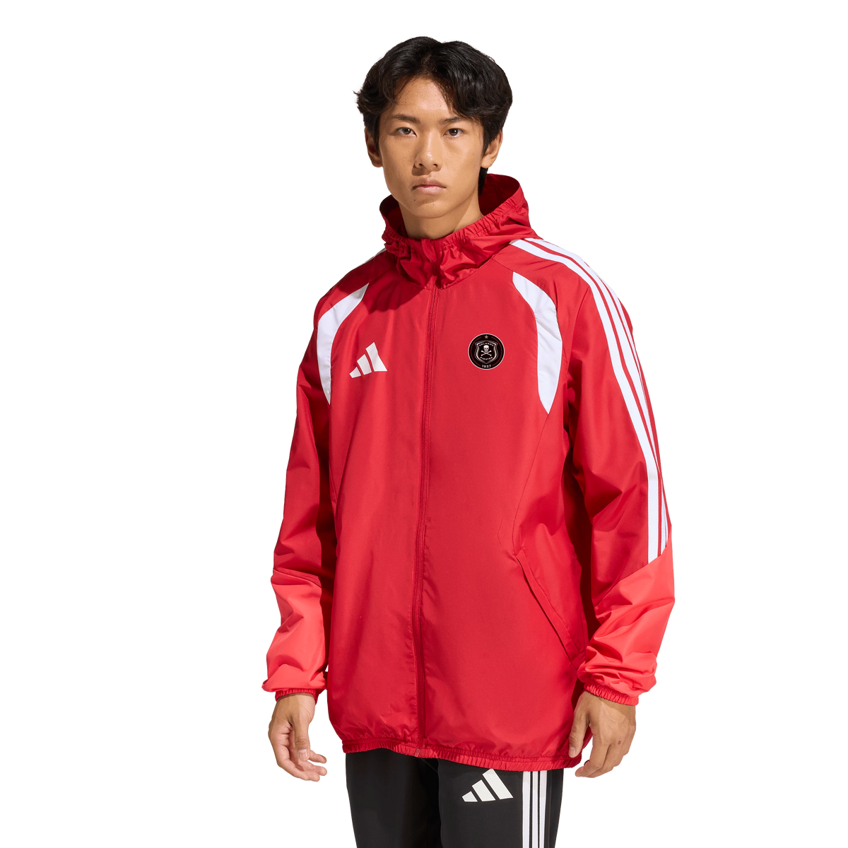 Orlando Pirates Adidas Tiro 26 Competition All-Weather Jacket Team Power Red Semi Lucid Red White