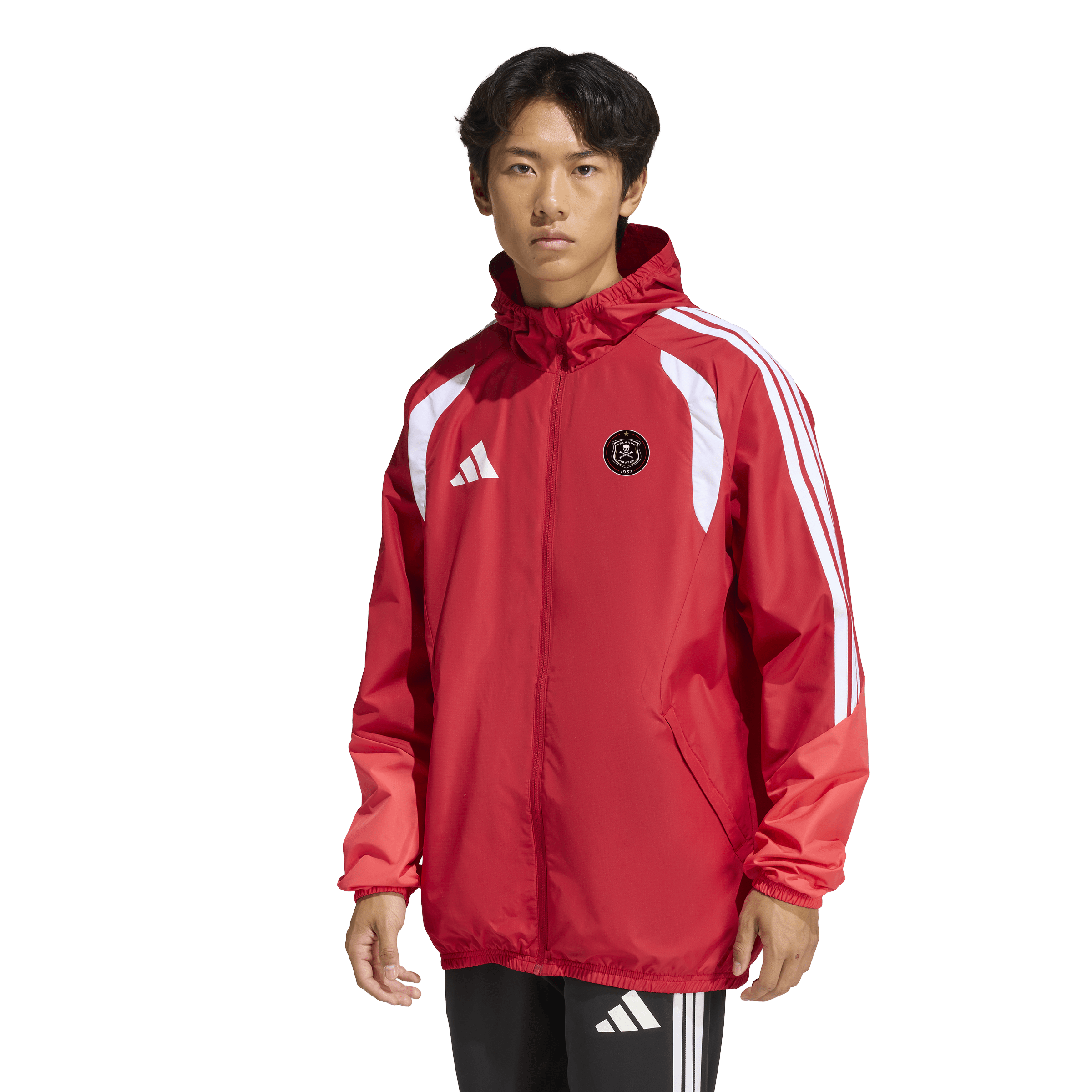 Orlando Pirates Adidas Tiro 26 Competition All-Weather Jacket Team Power Red Semi Lucid Red White