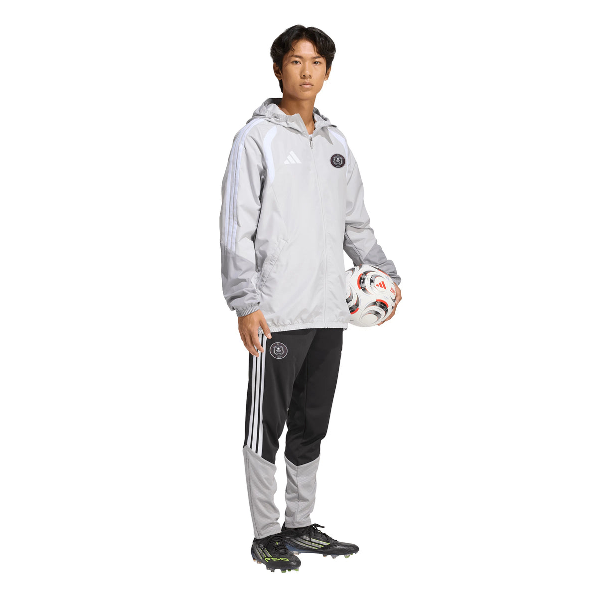 Orlando Pirates Adidas Tiro 26 Competition All-Weather Jacket Team Light Grey Light Onix White