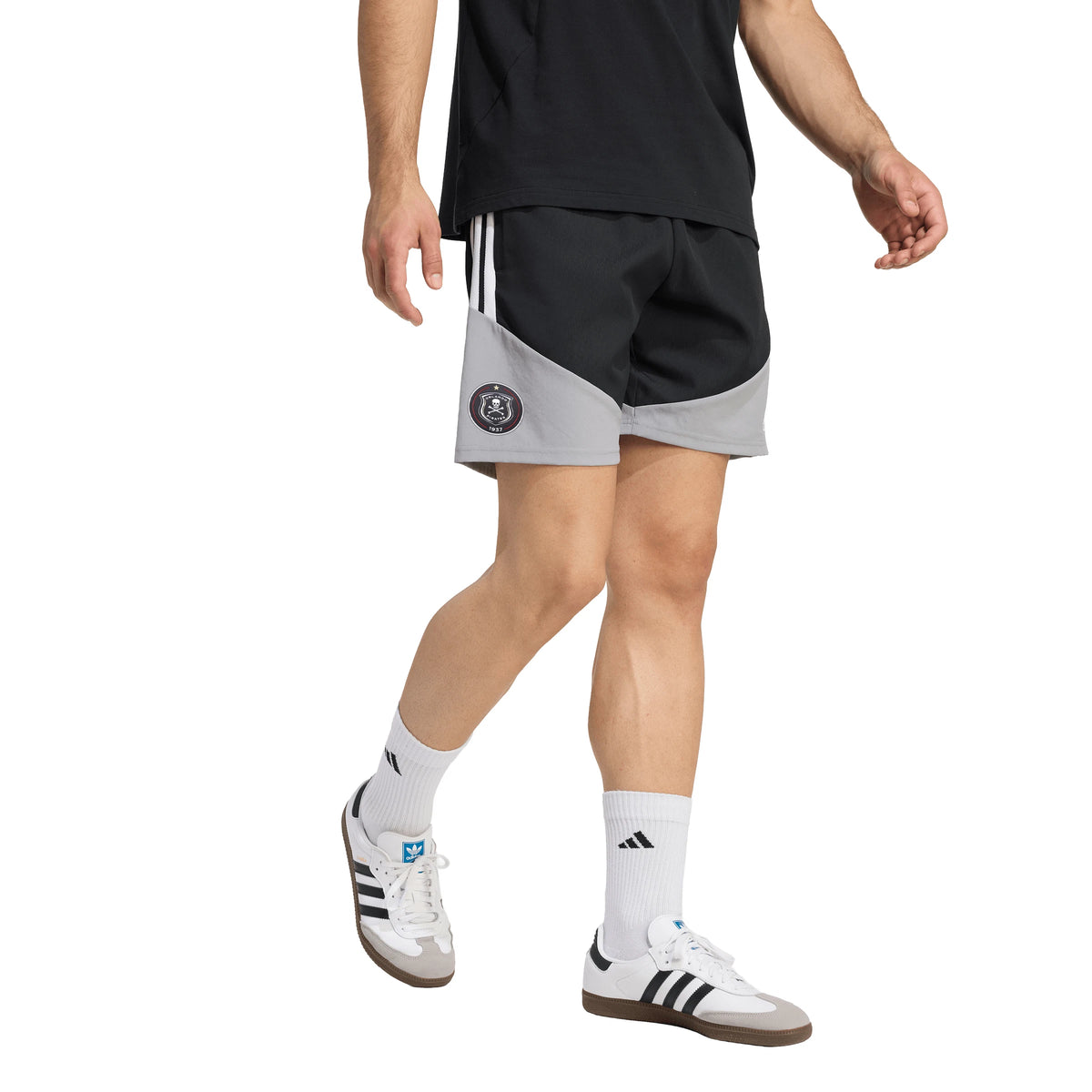 Orlando Pirates Adidas Tiro 26 Competition Downtime Shorts Black Light Onix White