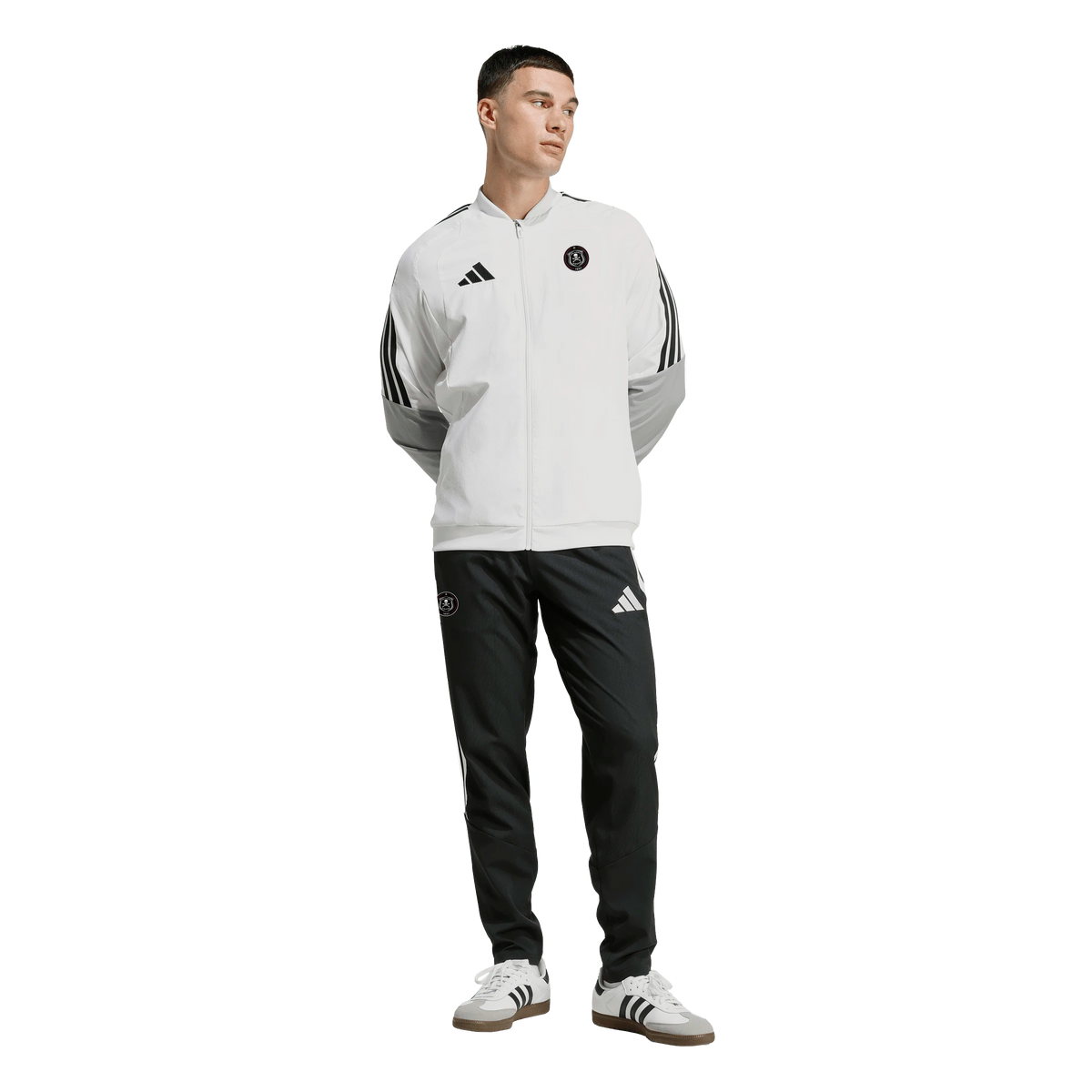 Orlando Pirates Adidas Tiro 26 Competition Presentation Jacket White Black