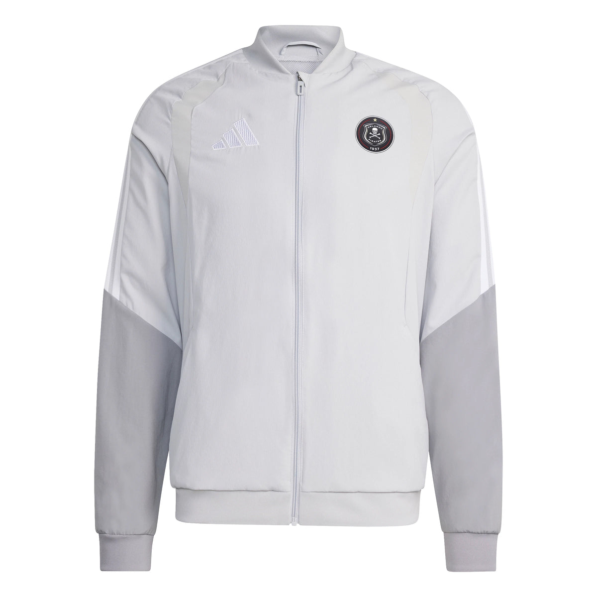 Orlando Pirates Adidas Tiro 26 Competition Presentation Jacket Team Light Grey Light Onix White