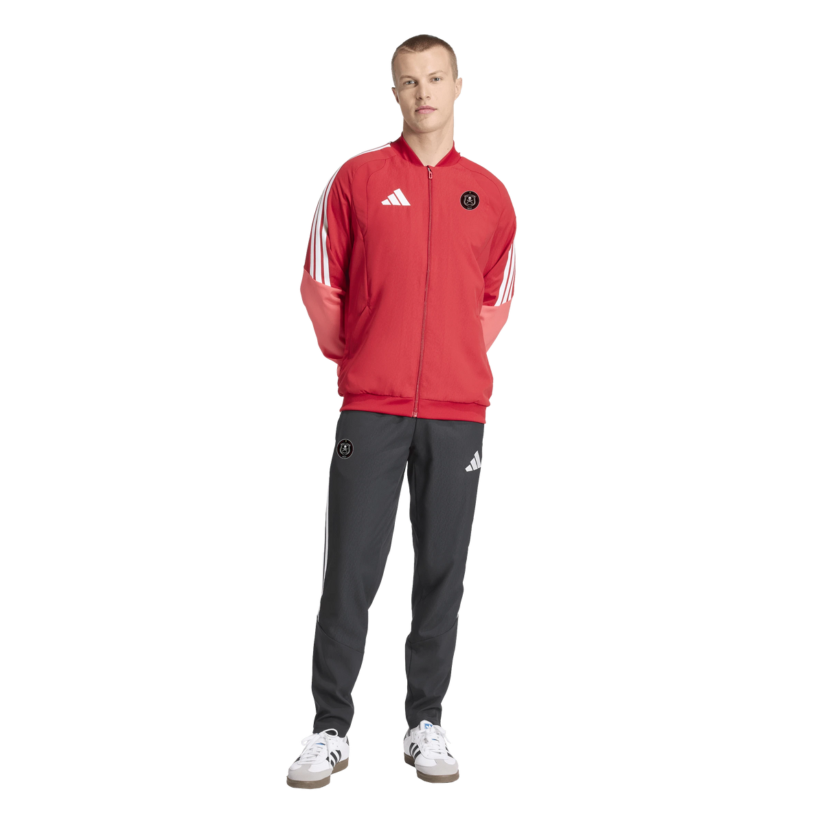 Orlando Pirates Adidas Tiro 26 Competition Presentation Jacket Team Power Red Semi Lucid Red White