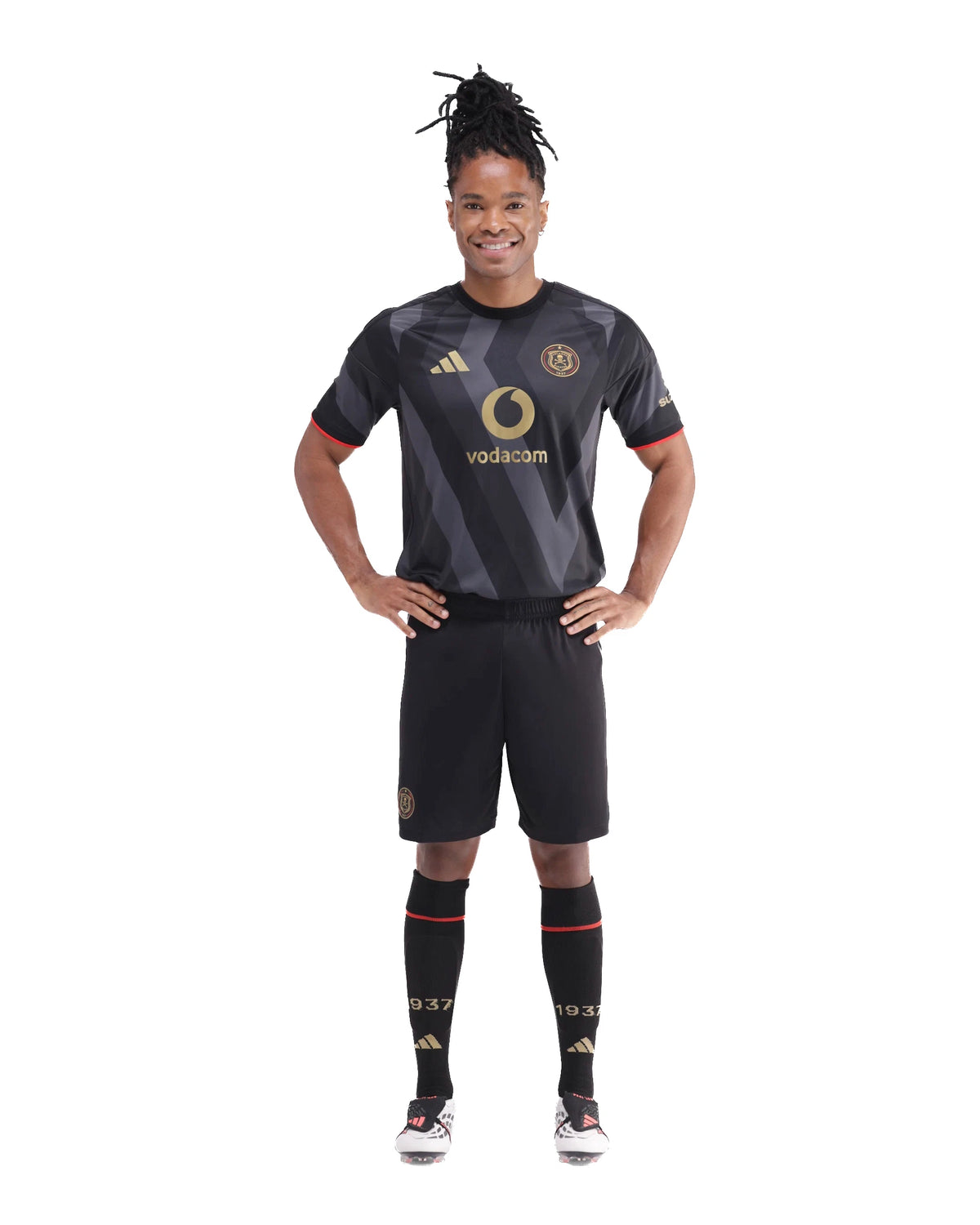 Orlando Pirates Adidas Home Shorts Black