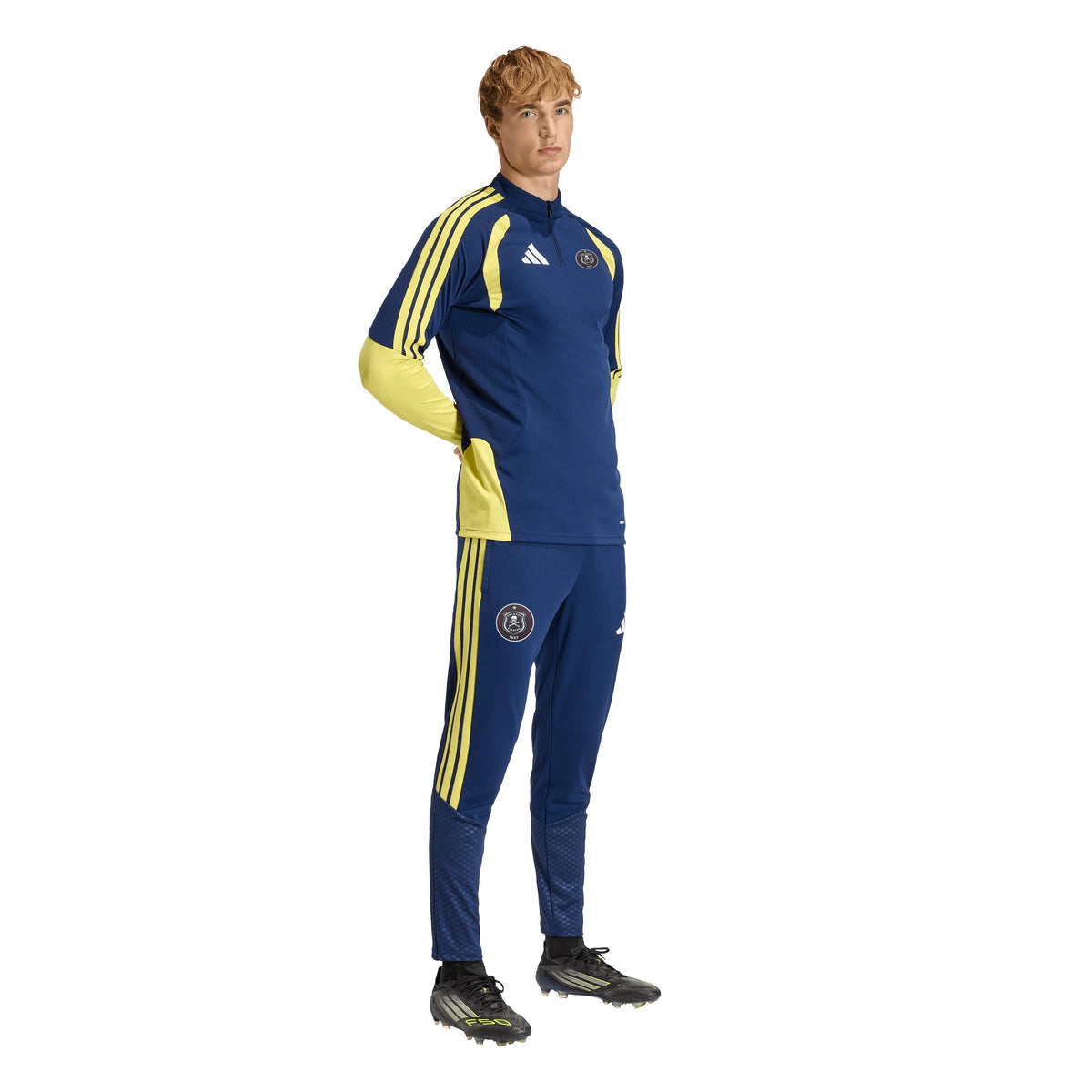 Orlando Pirates Adidas Tiro 26 Competition Training Pants Team Navy Blue Light Yellow