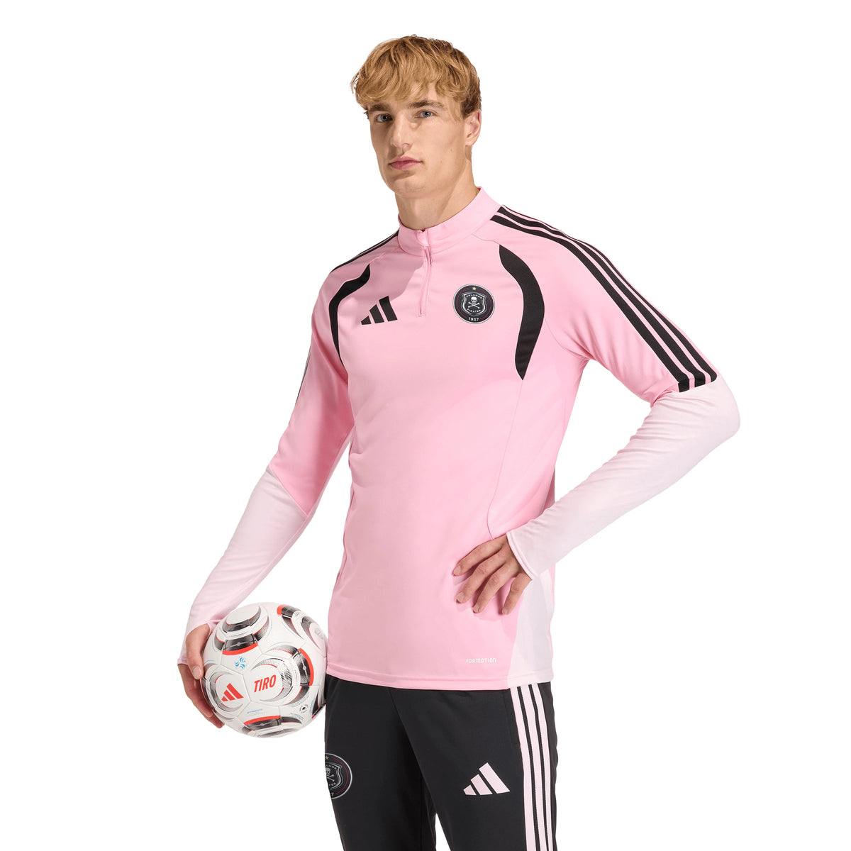 Orlando Pirates Adidas Tiro 26 Competition Training Top Light Pink Black
