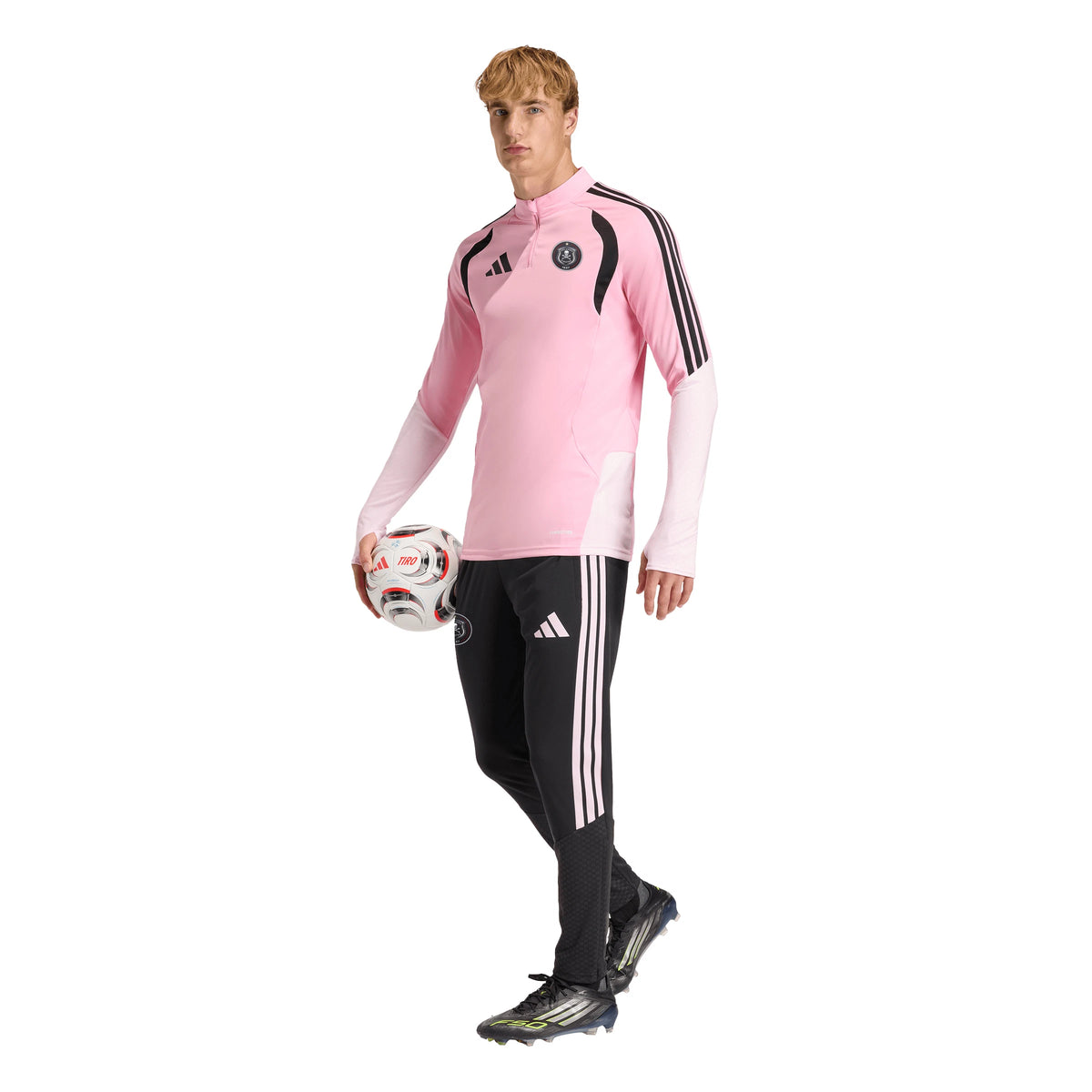 Orlando Pirates Adidas Tiro 26 Competition Training Top Light Pink Black
