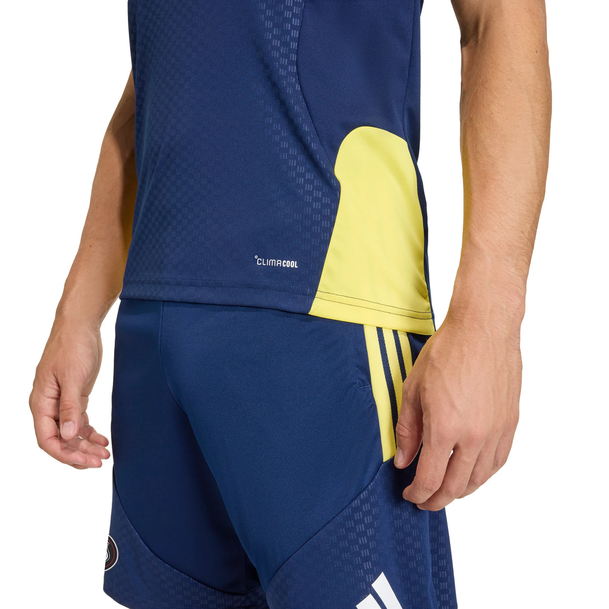 Orlando Pirates Adidas Tiro 26 Competition Sleeveless Jersey Team Navy Blue Light Yellow