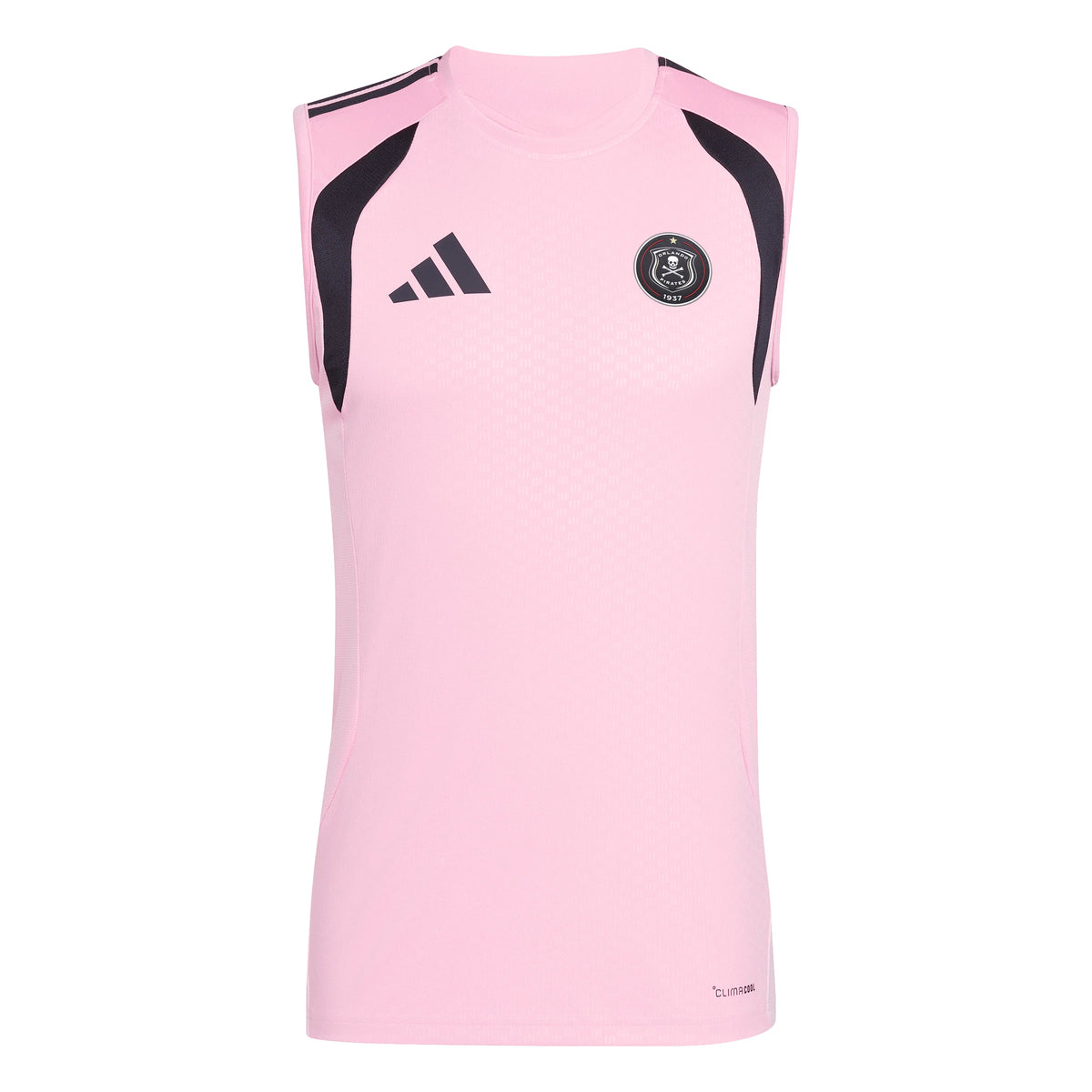 Orlando Pirates Adidas Tiro 26 Competition Sleeveless Jersey Light Pink Black