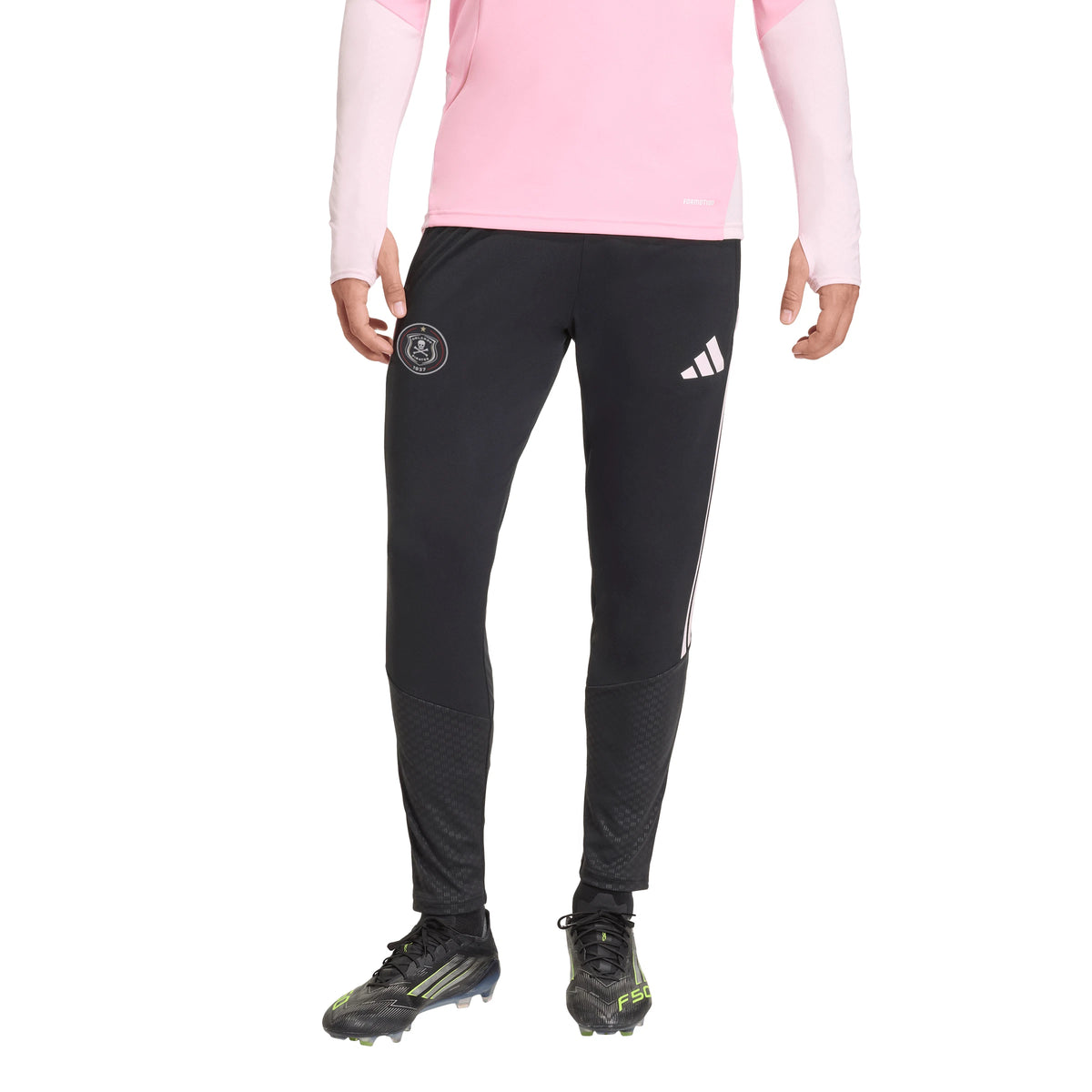 Orlando Pirates Adidas Tiro 26 Competition Training Pants Black Light Pink