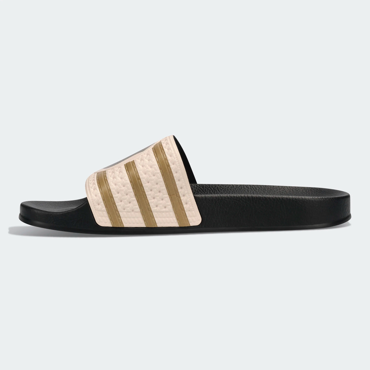 Orlando Pirates Adidas Trefoil Slides Black Khaki Linen