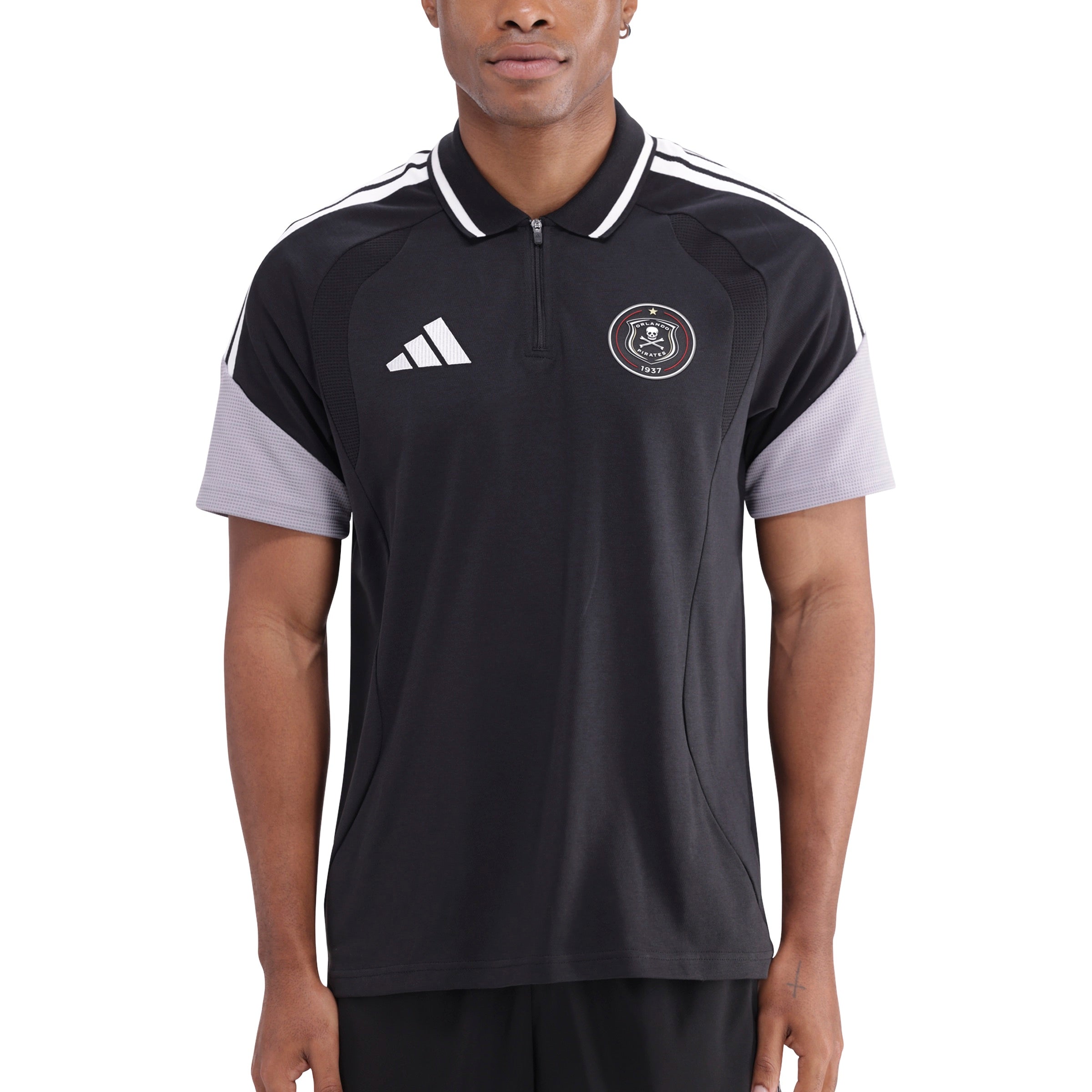 Orlando Pirates Adidas Tiro 26 Competition Polo White Light Onix Black