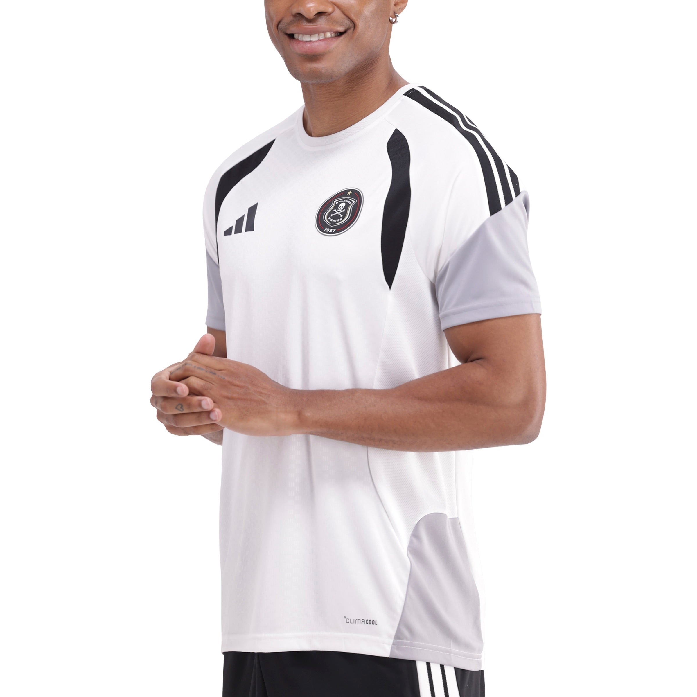 Orlando Pirates Adidas Tiro 26 Competition Training Jersey White Black
