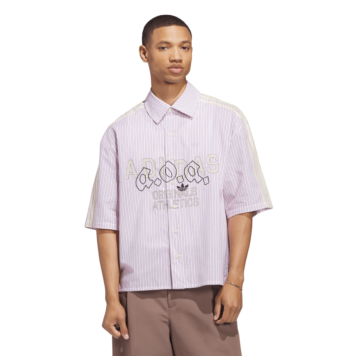Orlando Pirates Adidas A.O.A. Graphic Button Up Team Victory Red