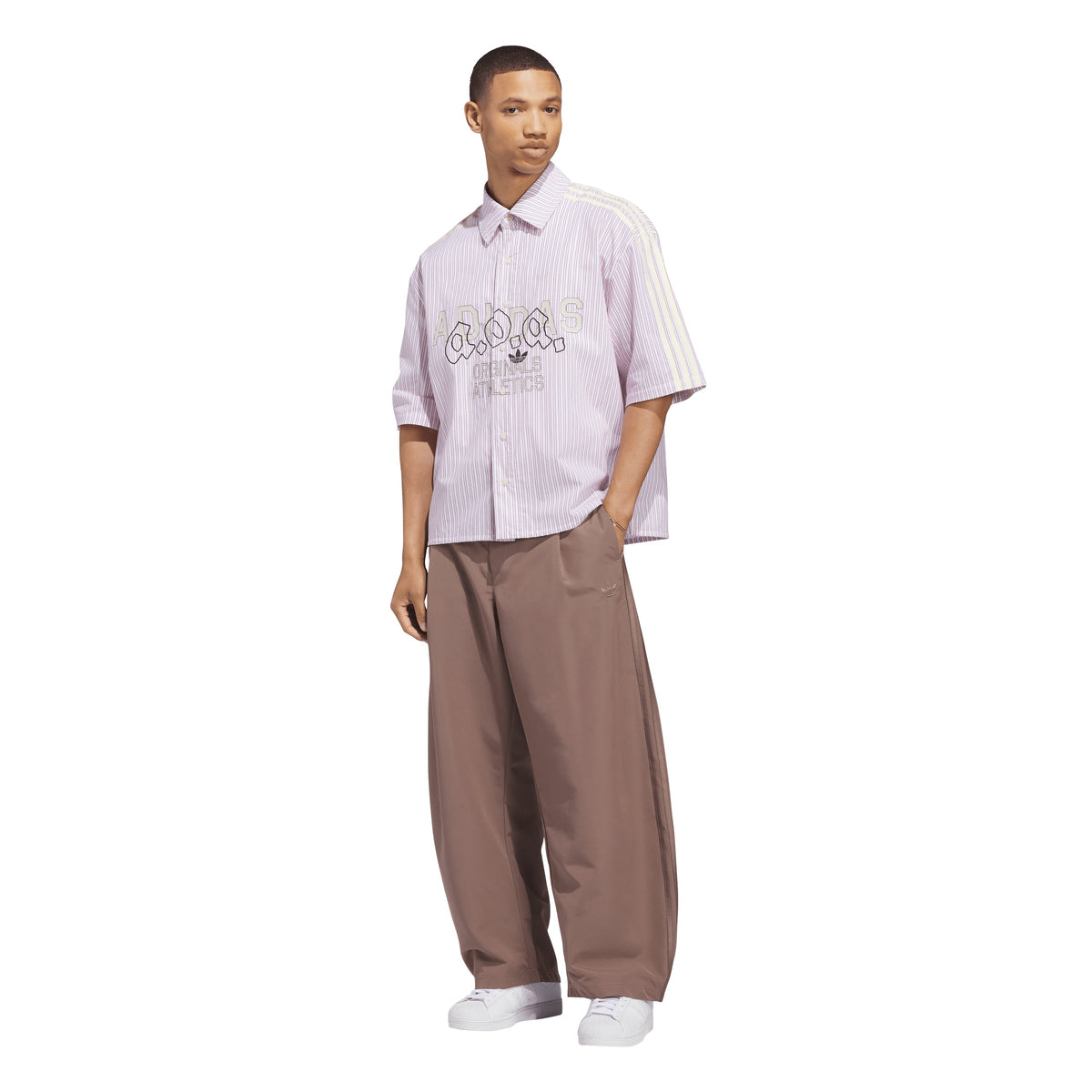 Orlando Pirates Adidas Originals Woven Barrel Pant Trace Brown