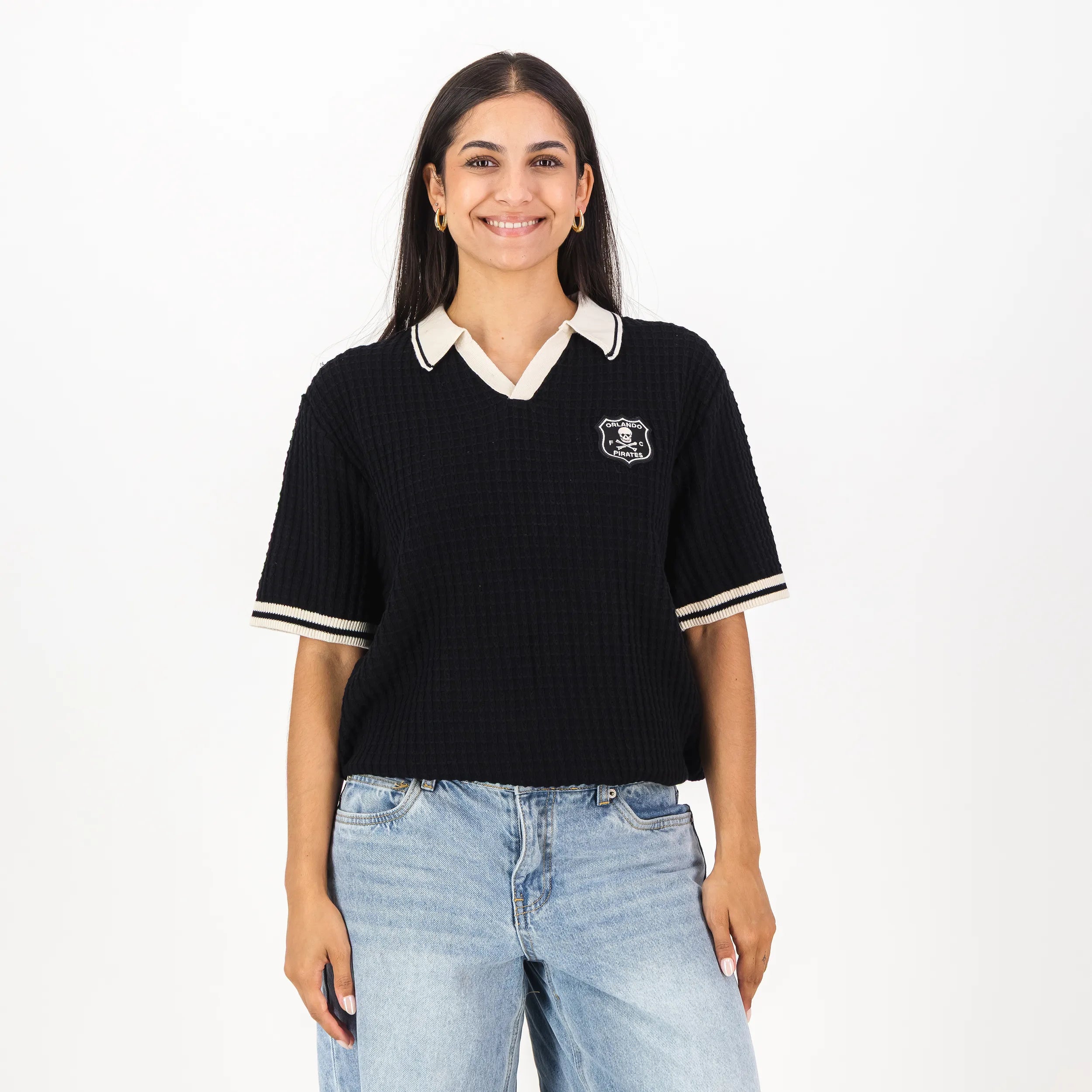 Basket Weave SS Knit Jersey