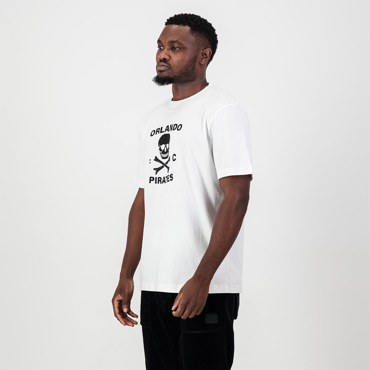 Graphic Regular Crew Tee White