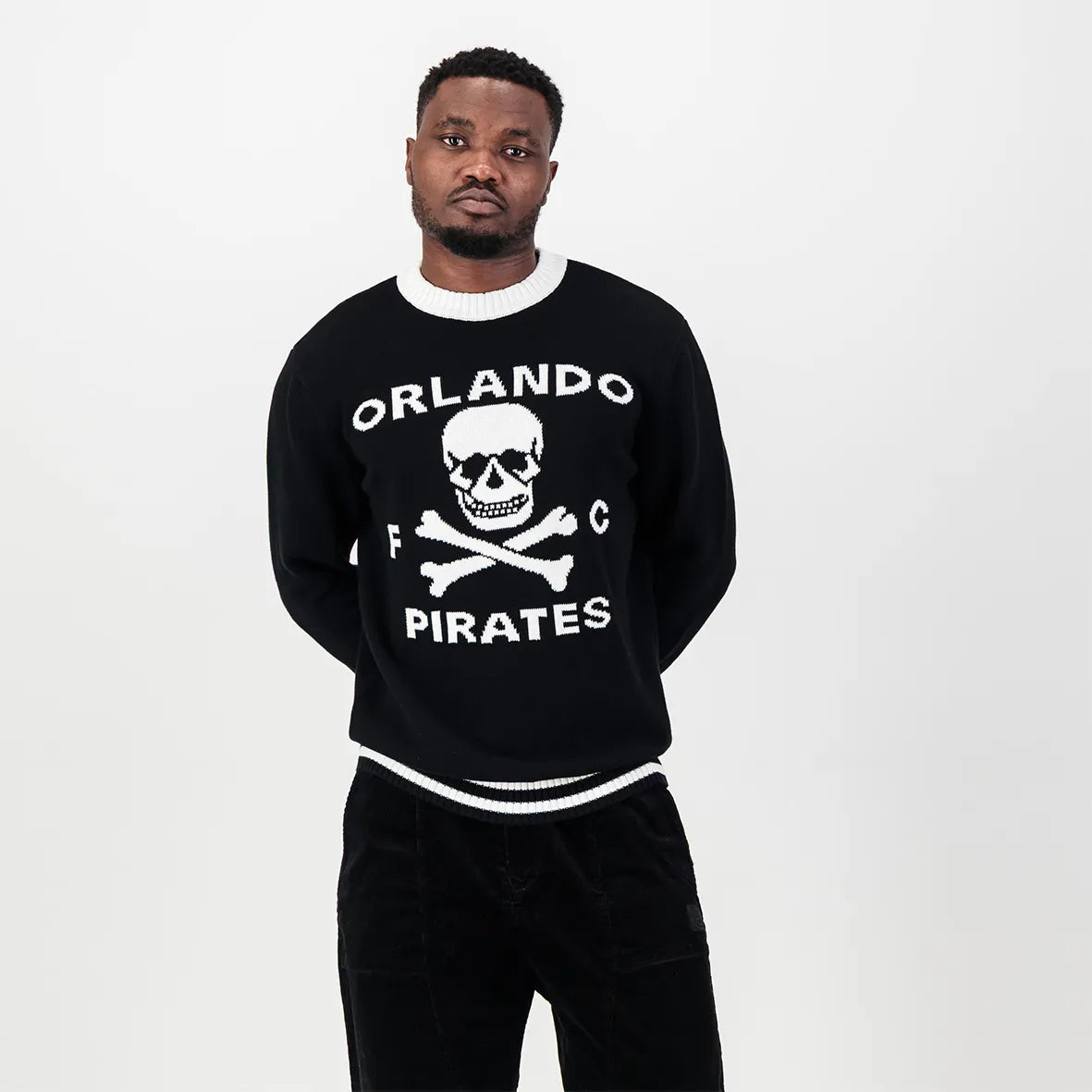 Tipped Crew Knit LS Jersey