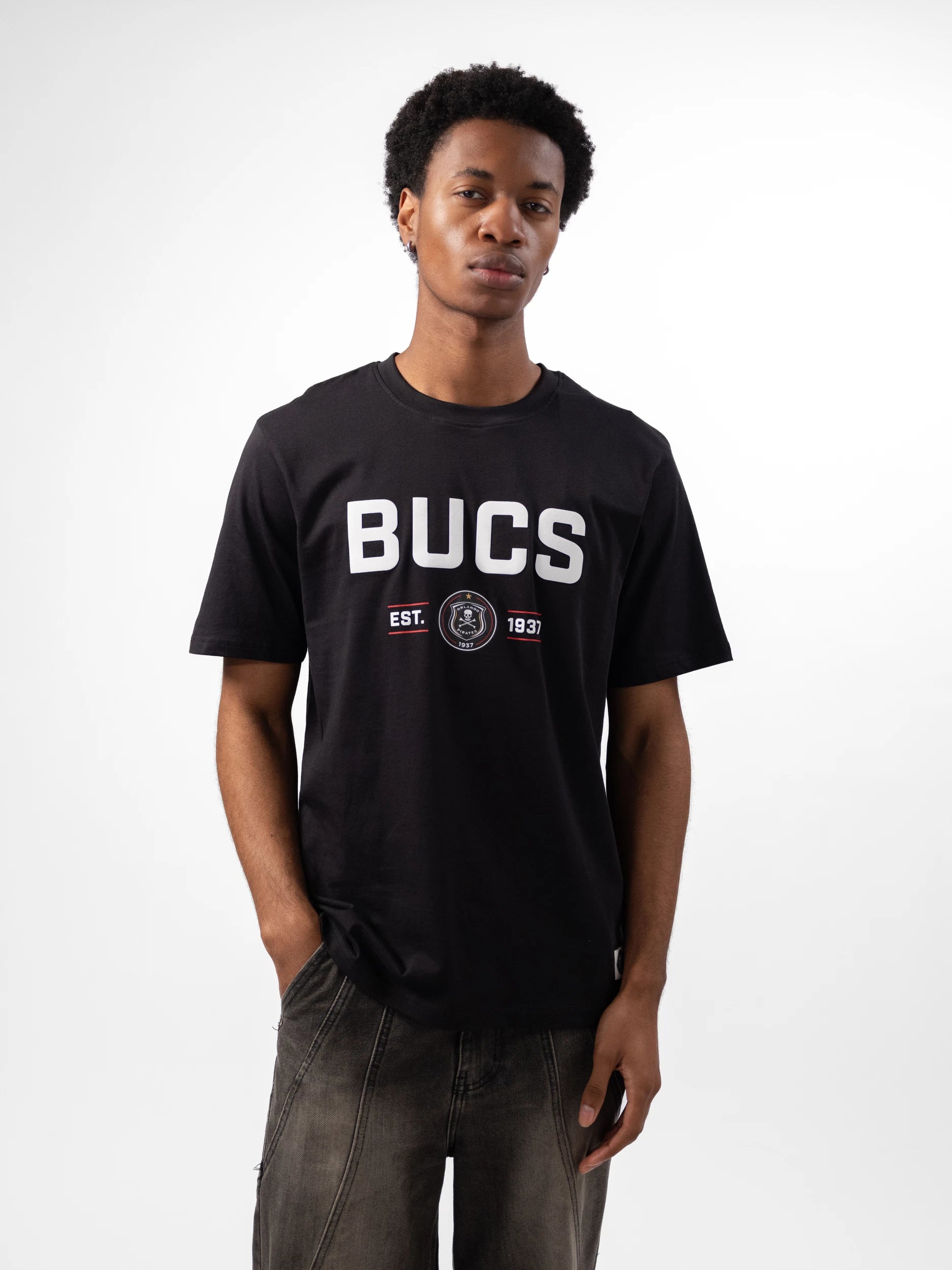 Orlando Pirates Bucs Crew Tee Black