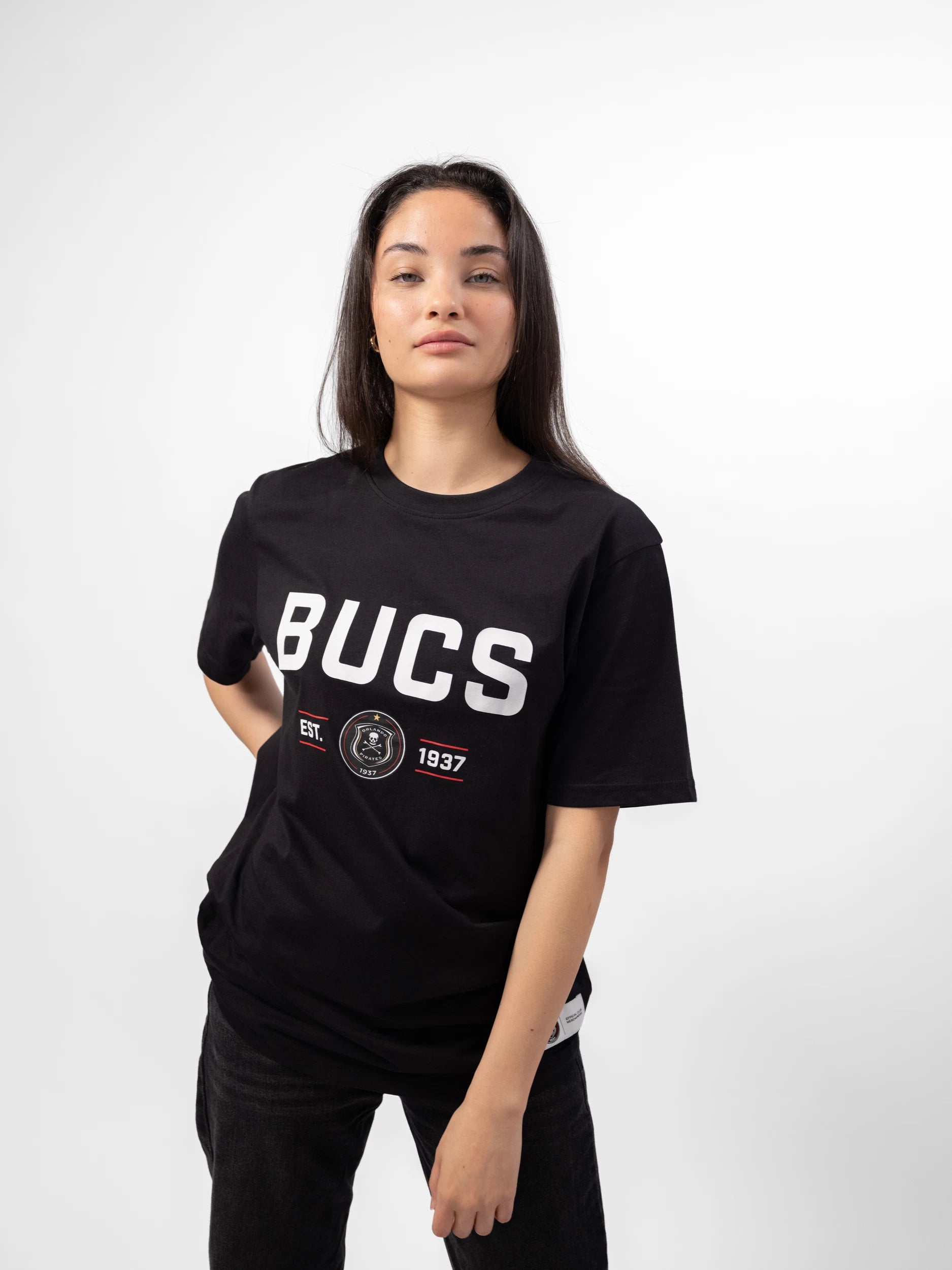 Orlando Pirates Bucs Crew Tee Black