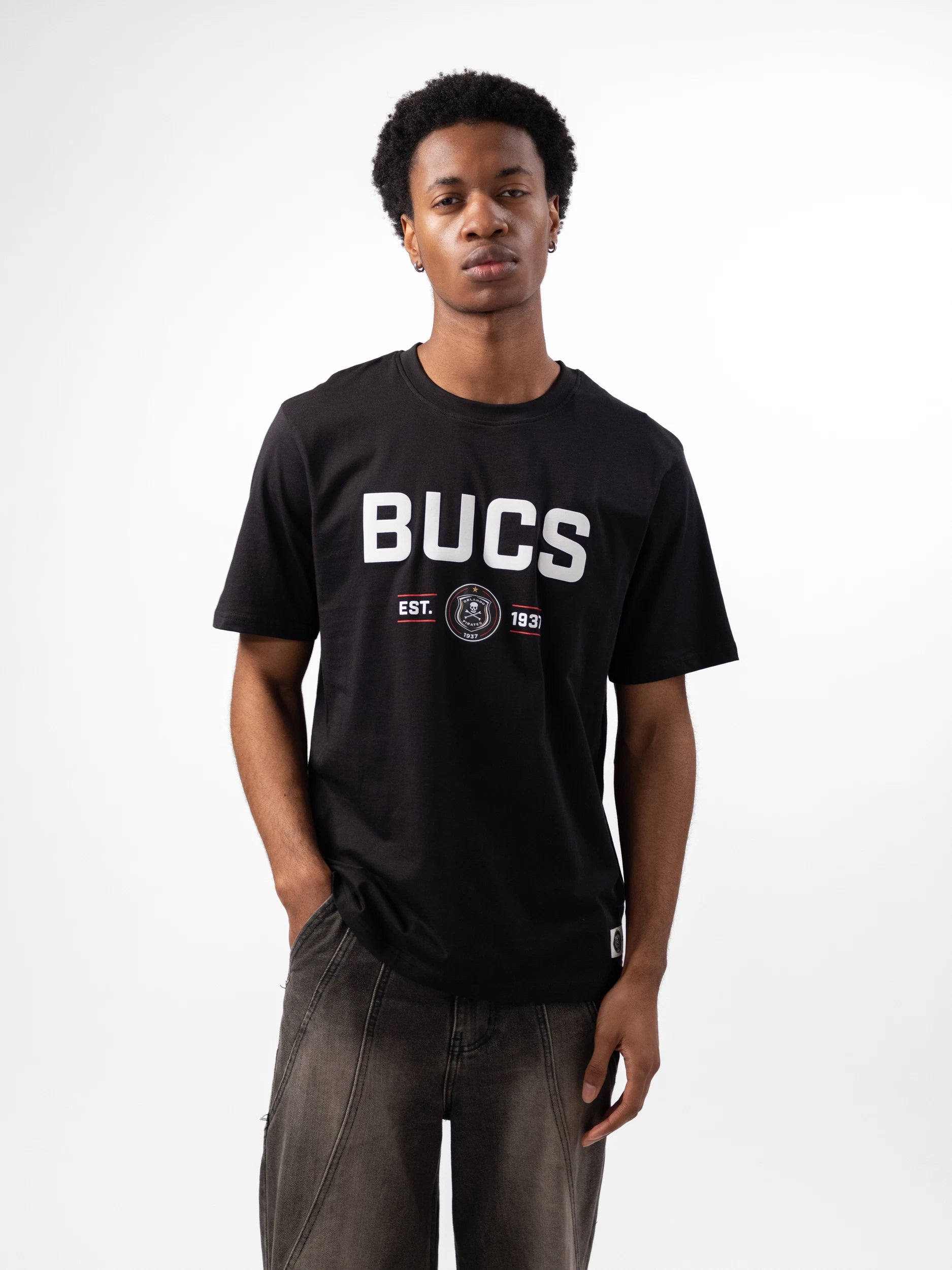 Orlando Pirates Bucs Crew Tee Black