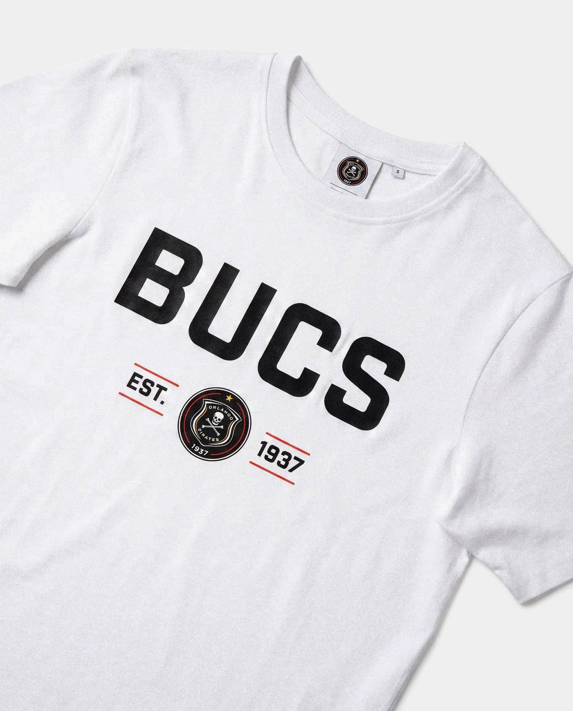 Orlando Pirates Bucs Crew Tee White