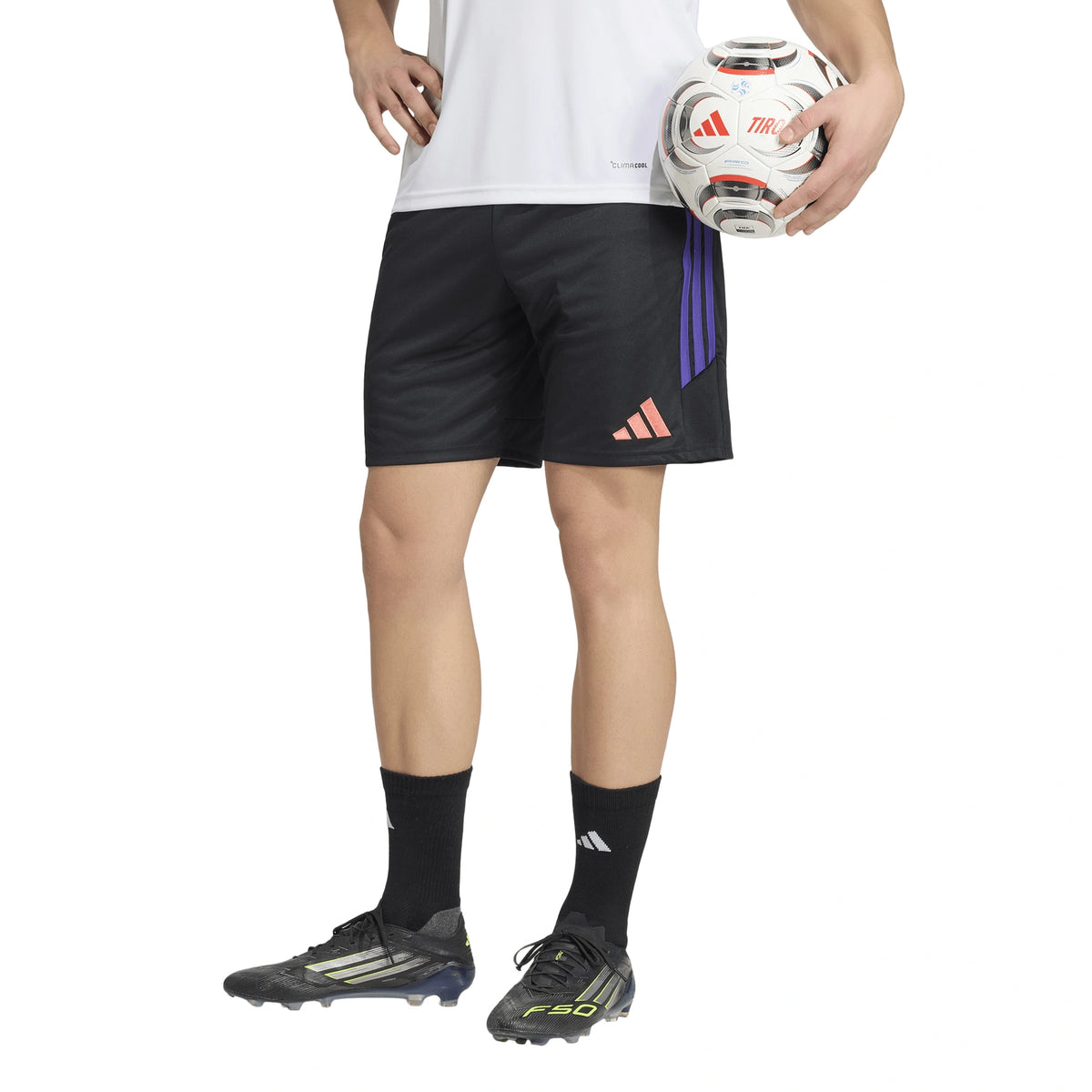 Orlando Pirates Adidas Tiro 26 League Training Shorts Black Pure Purple