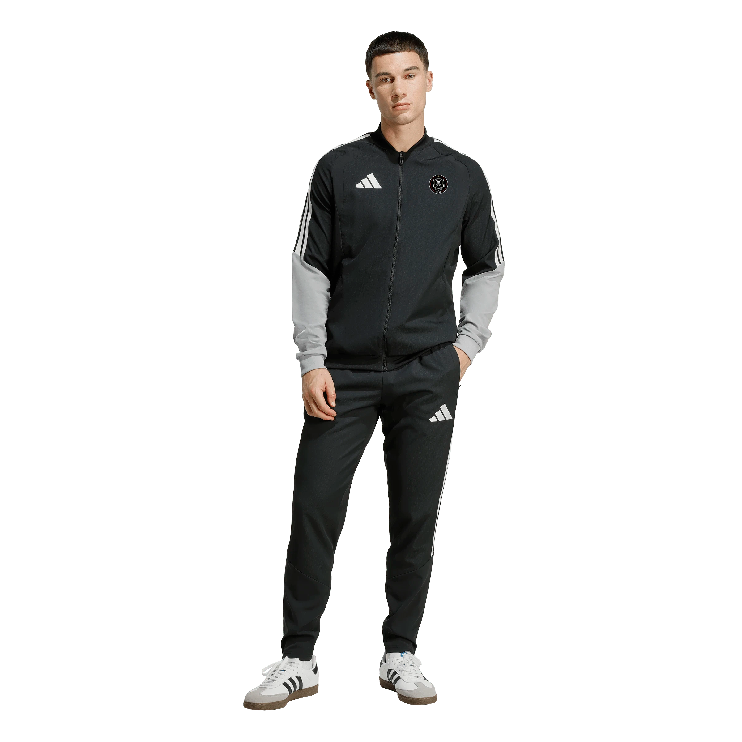 Orlando Pirates Adidas Tiro 26 Competition Presentation Pants Black White