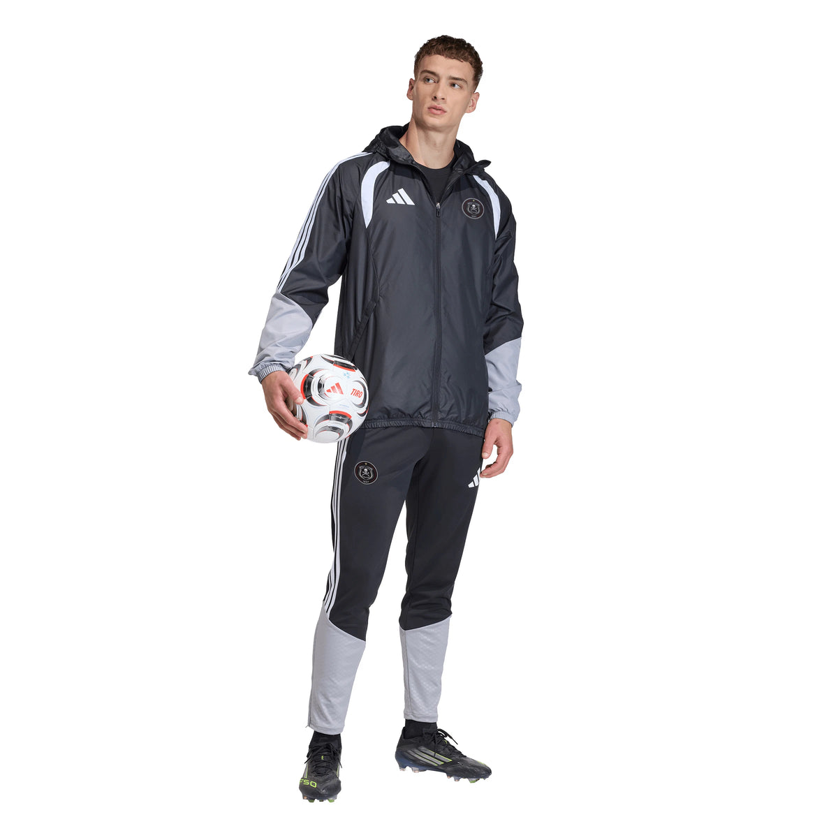 Orlando Pirates Adidas Tiro 26 Competition All-Weather Jacket Black Light Onix White