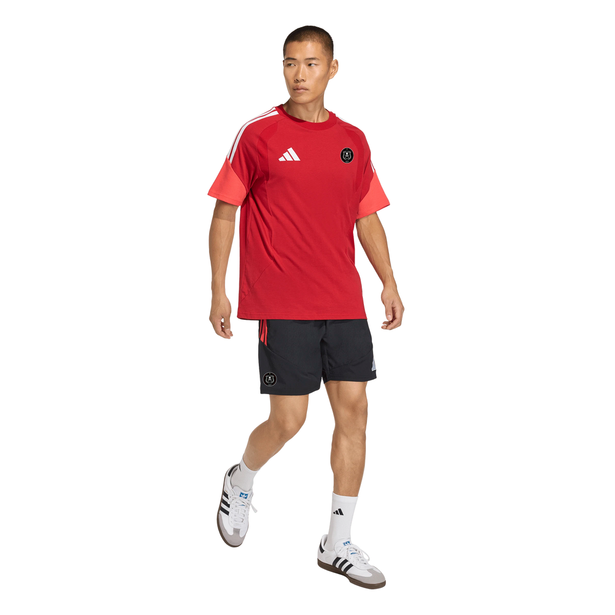 Orlando Pirates Adidas Tiro 26 Competition Downtime Shorts Black Black Semi Lucid Red