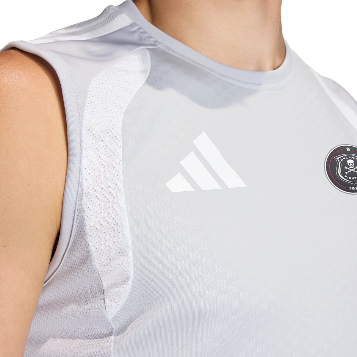 Orlando Pirates Adidas Tiro 26 Competition Sleeveless Jersey Team Light Grey