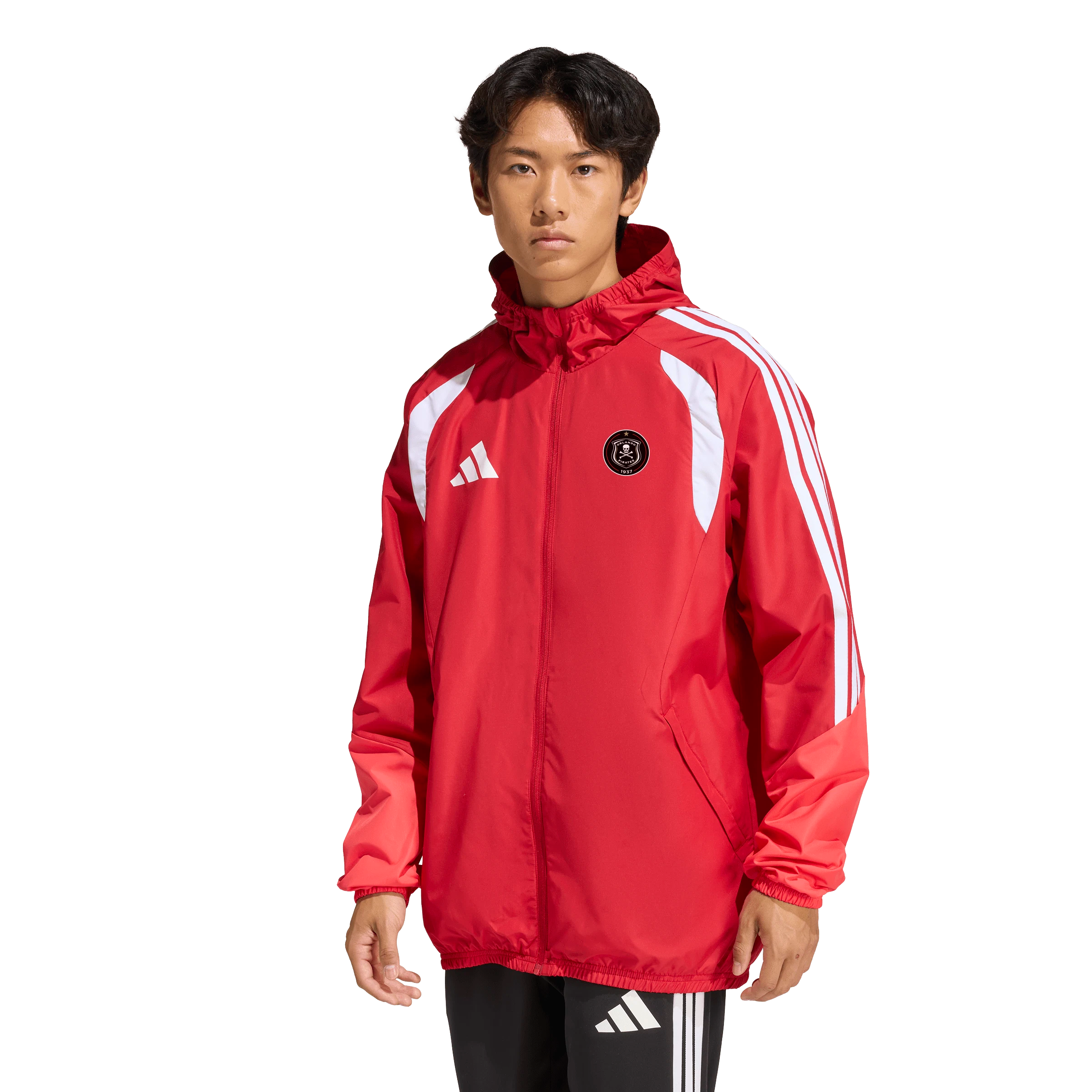 Orlando Pirates Adidas Tiro 26 Competition All-Weather Jacket Team Power Red Semi Lucid Red White