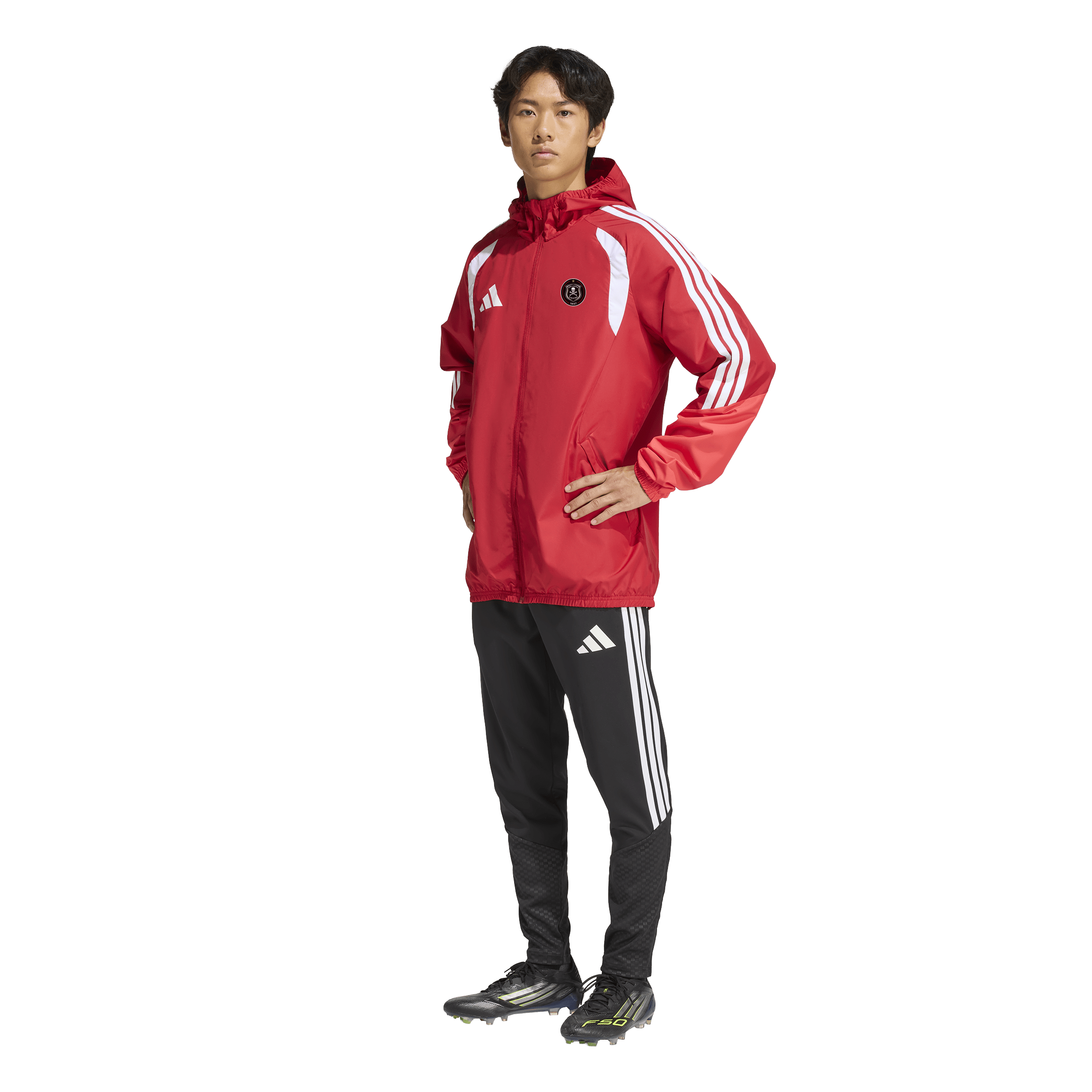 Orlando Pirates Adidas Tiro 26 Competition All-Weather Jacket Team Power Red Semi Lucid Red White