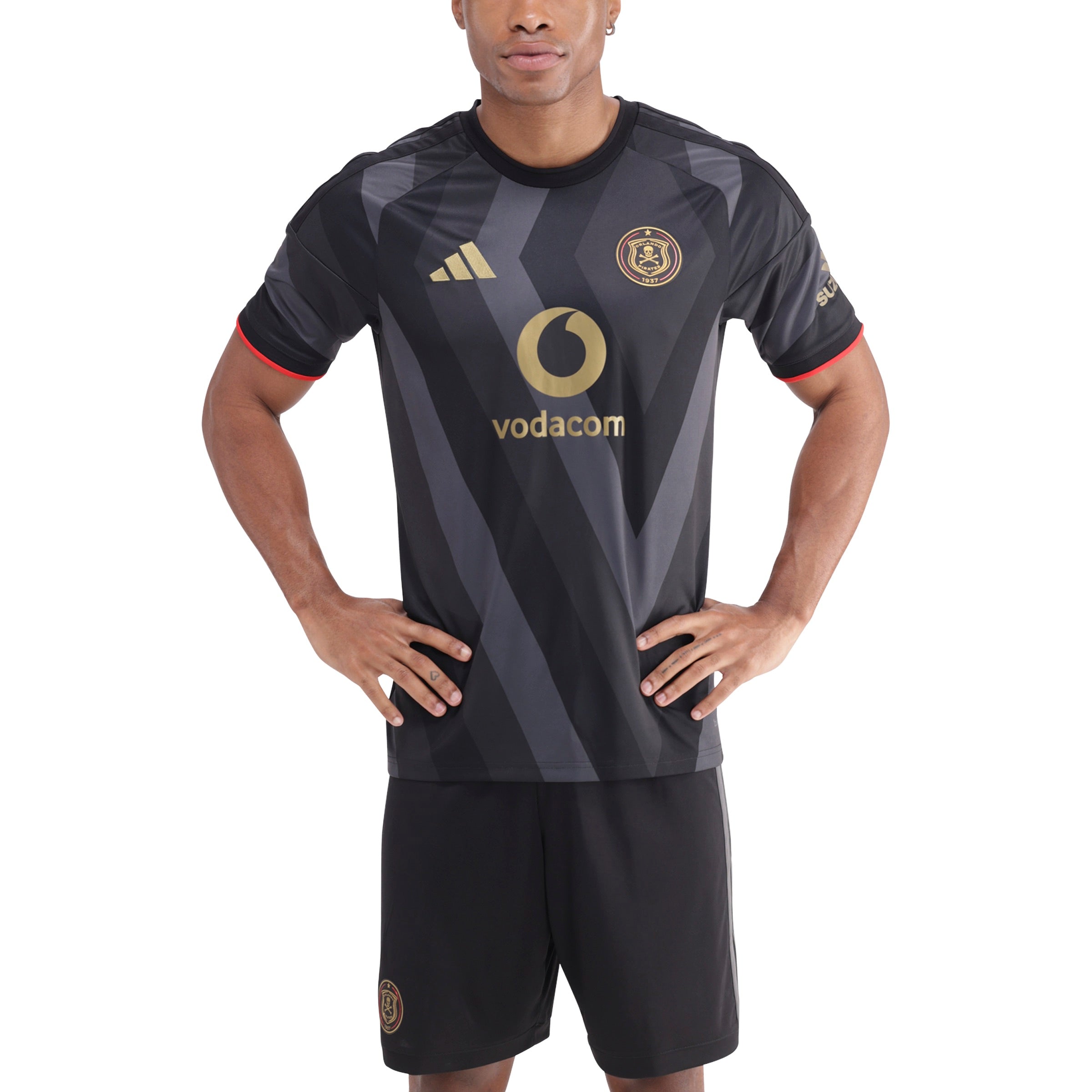 Orlando Pirates Adidas Home Shorts Black