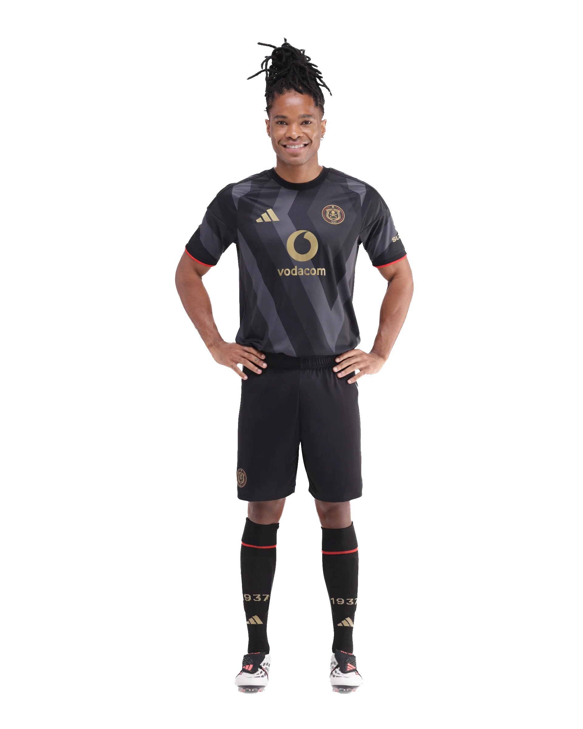 Orlando Pirates Adidas Home Shorts Black