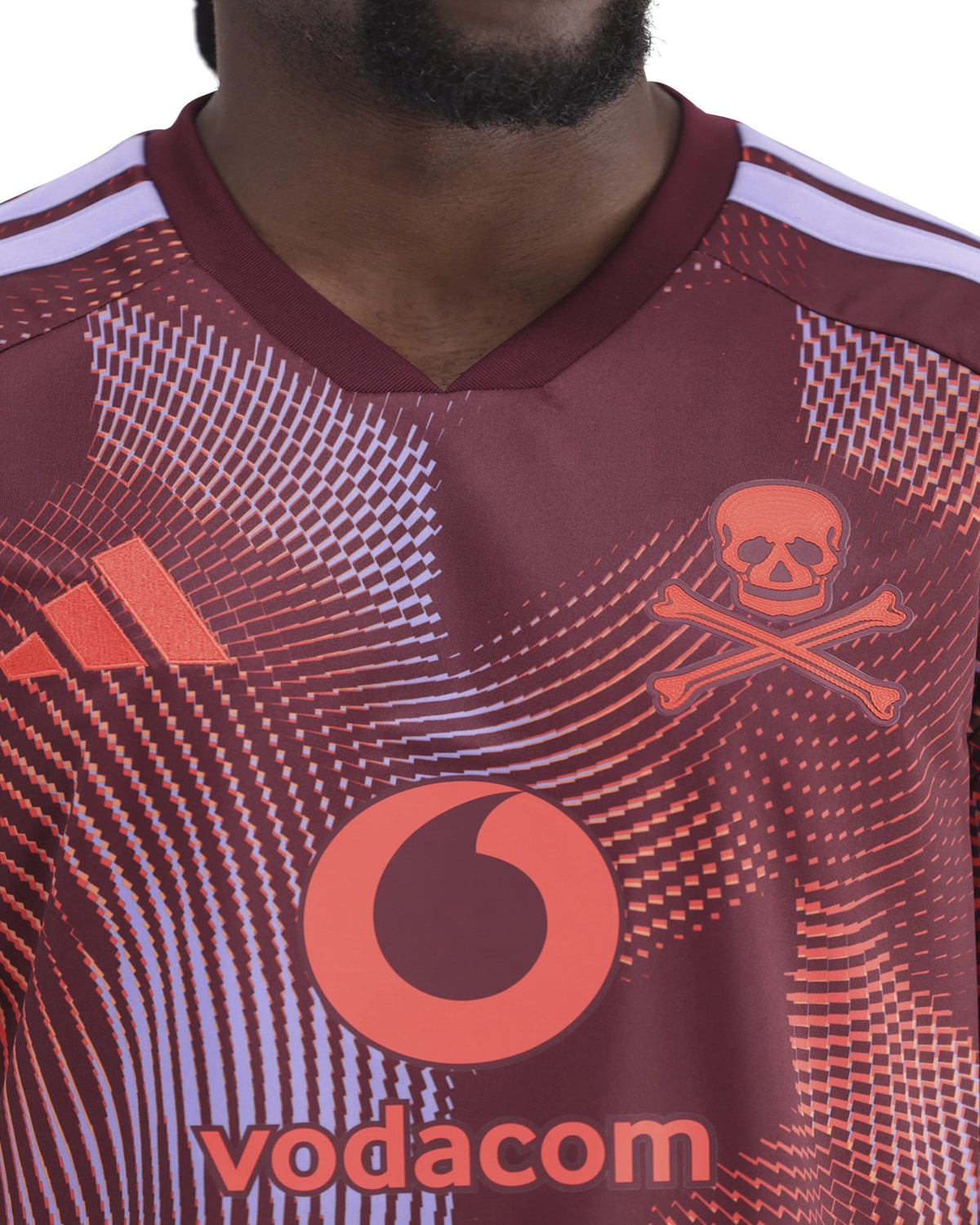 Orlando Pirates Adidas Third Jersey White Maroon