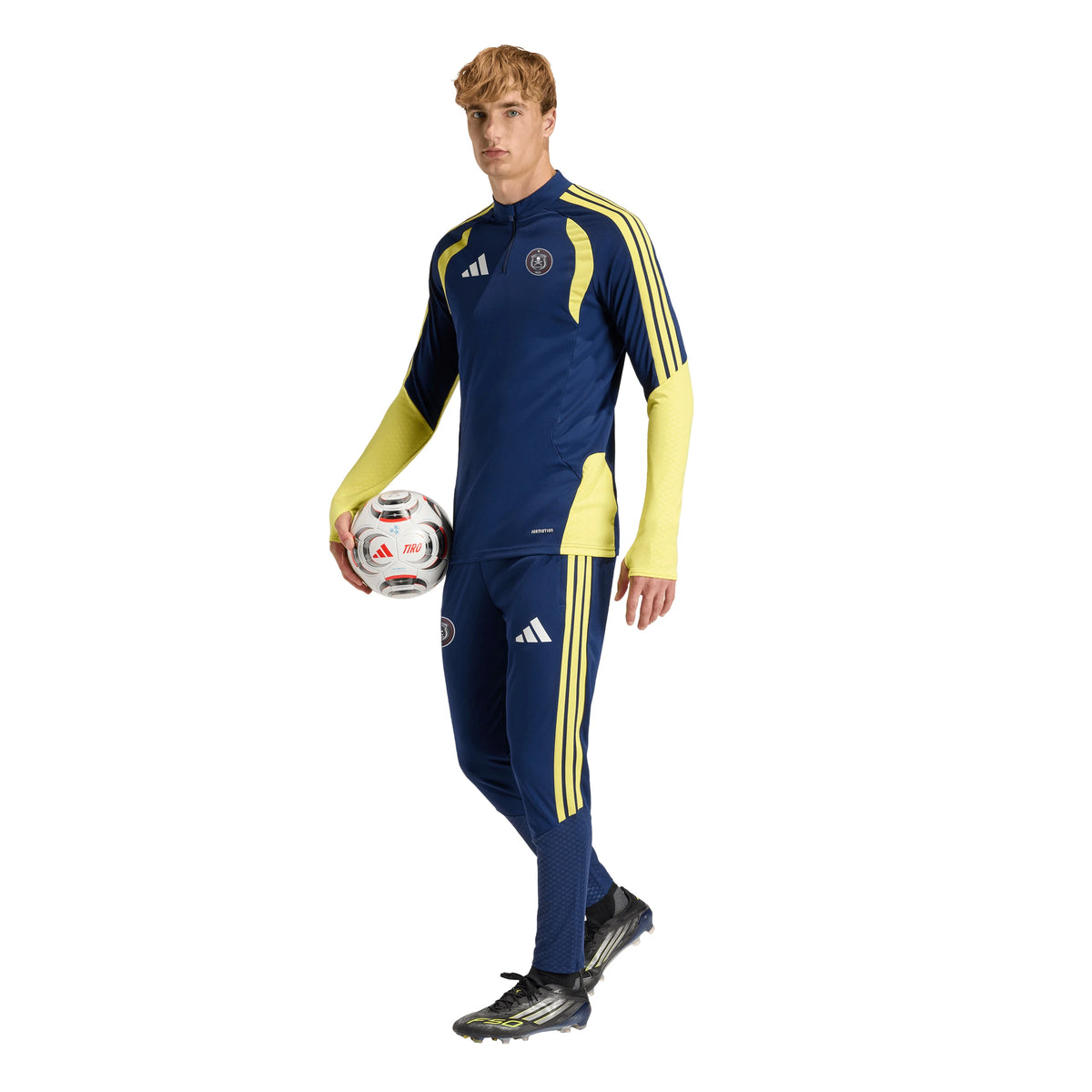 Orlando Pirates Adidas Tiro 26 Competition Training Pants Team Navy Blue Light Yellow