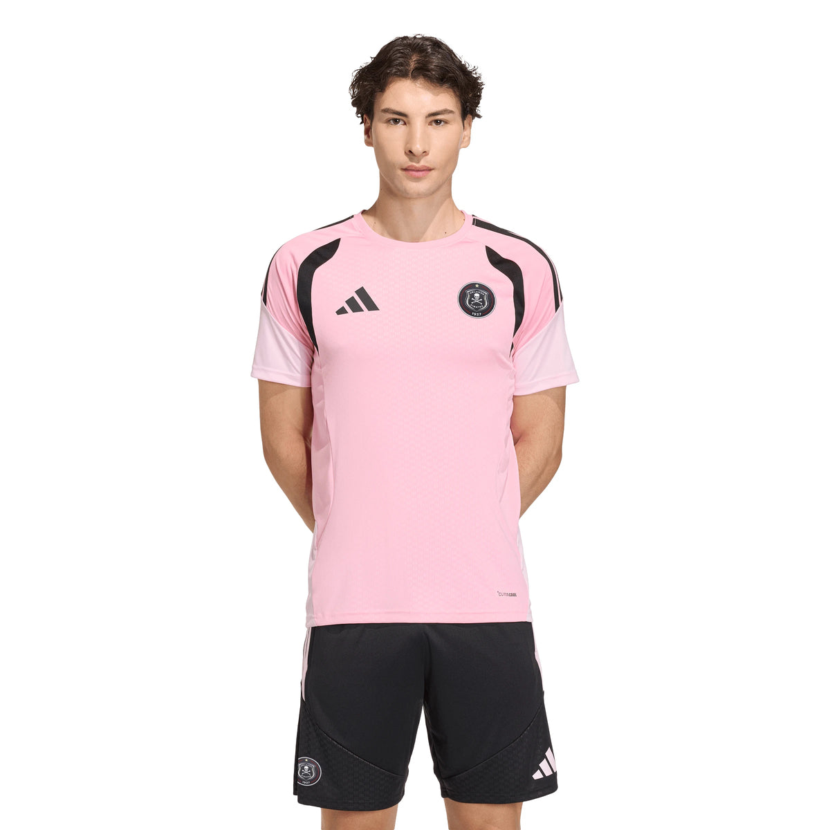 Orlando Pirates Adidas Tiro 26 Competition Training Jersey Light Pink Black