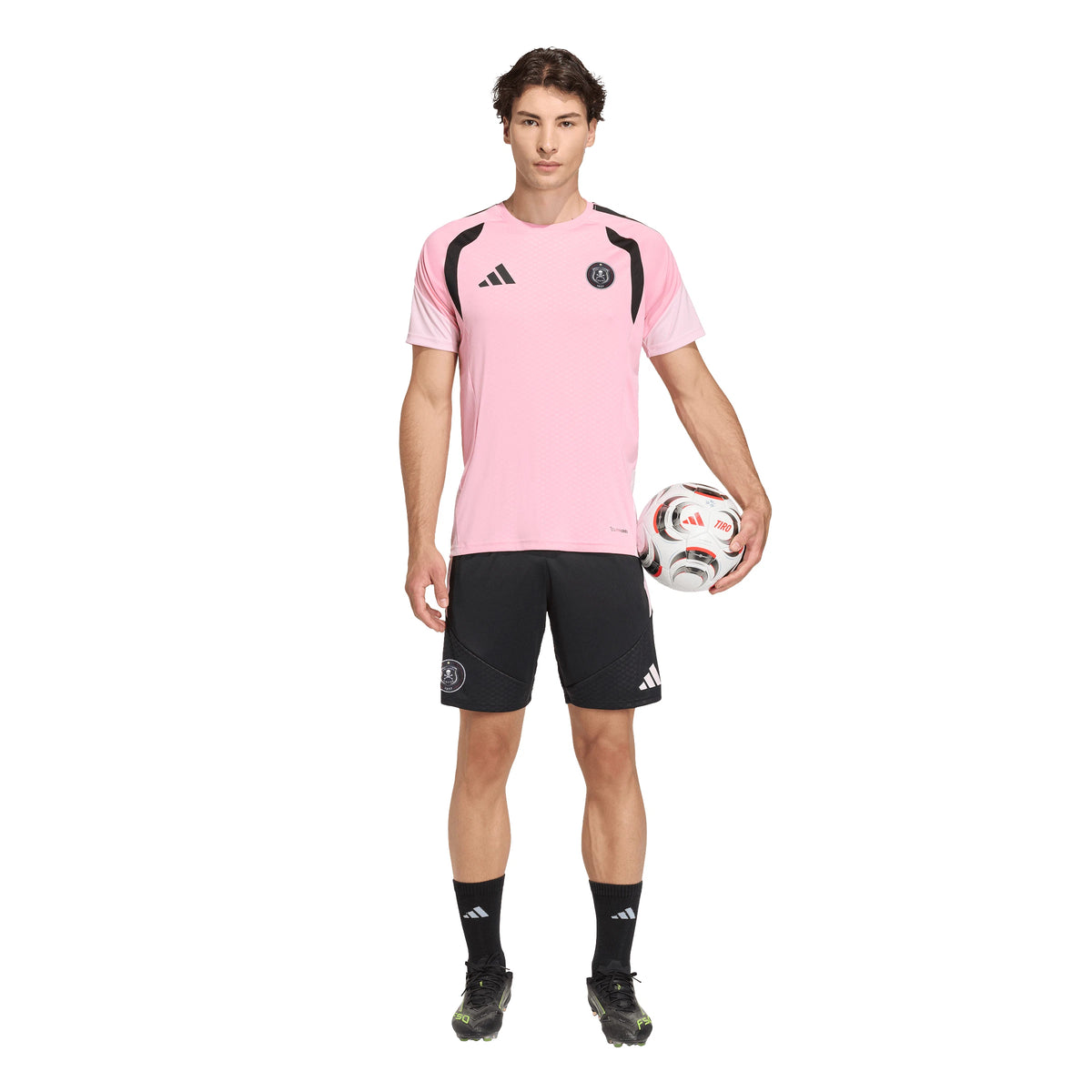 Orlando Pirates Adidas Tiro 26 Competition Training Jersey Light Pink Black