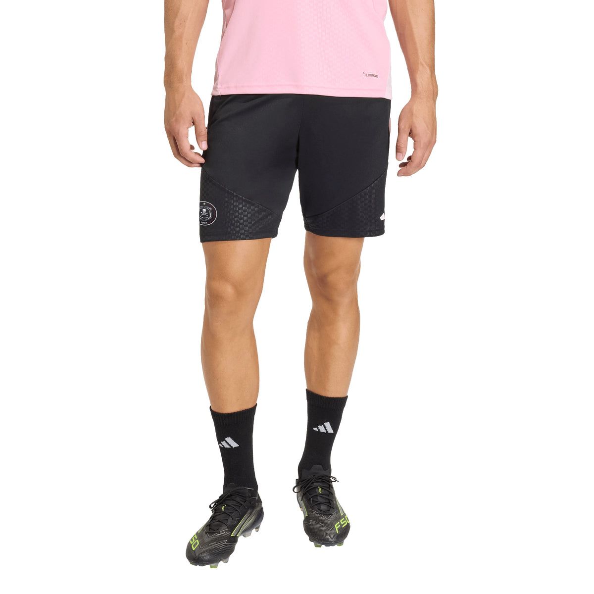Orlando Pirates Adidas Tiro 26 Competition Training Shorts Black Light Pink