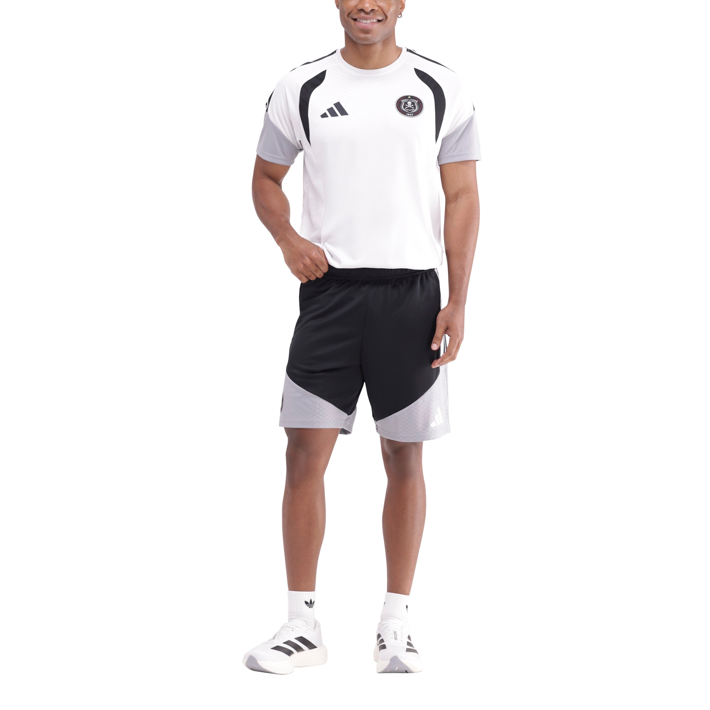 Orlando Pirates Adidas Tiro 26 Competition Training Shorts Black Light Onix White