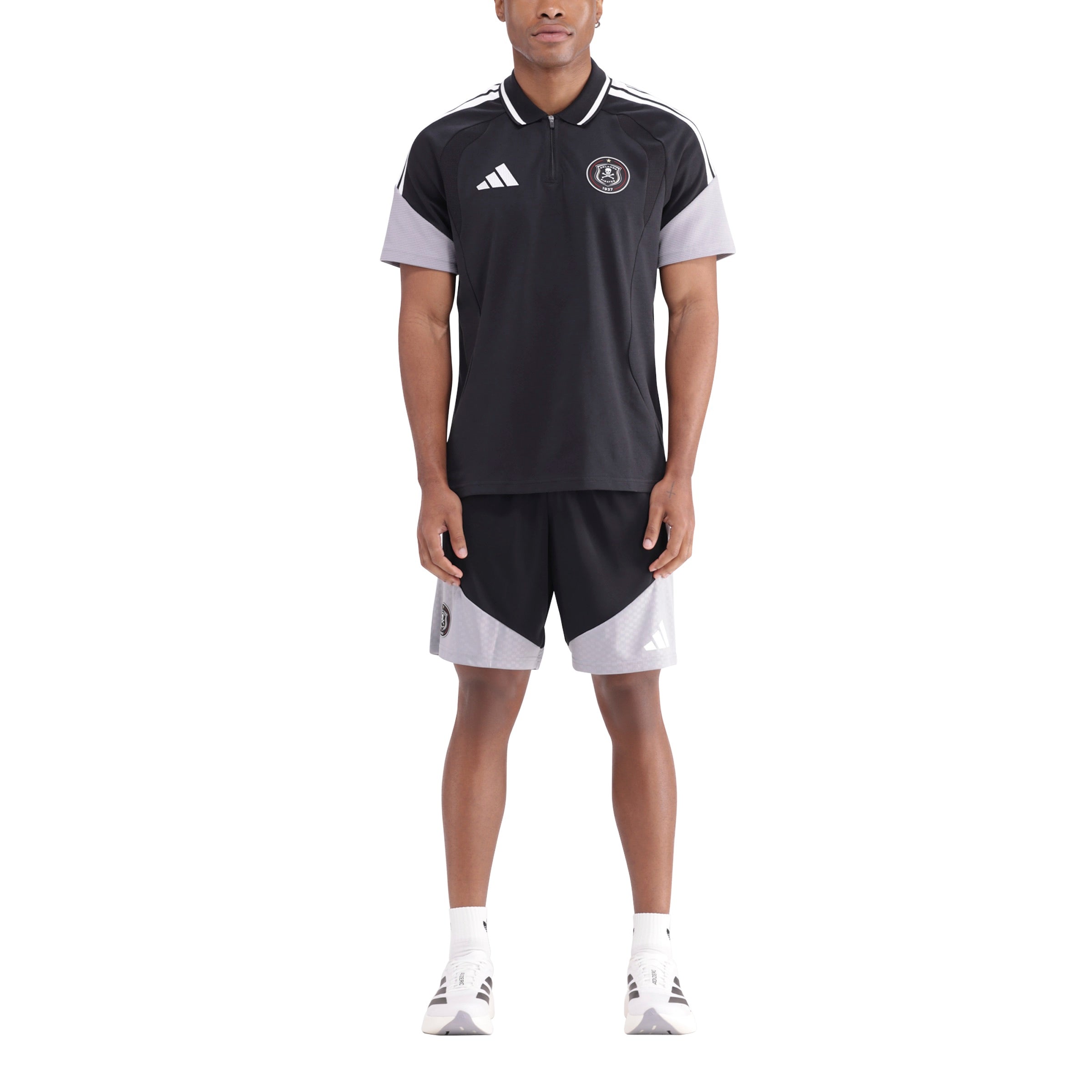 Orlando Pirates Adidas Tiro 26 Competition Polo White Light Onix Black