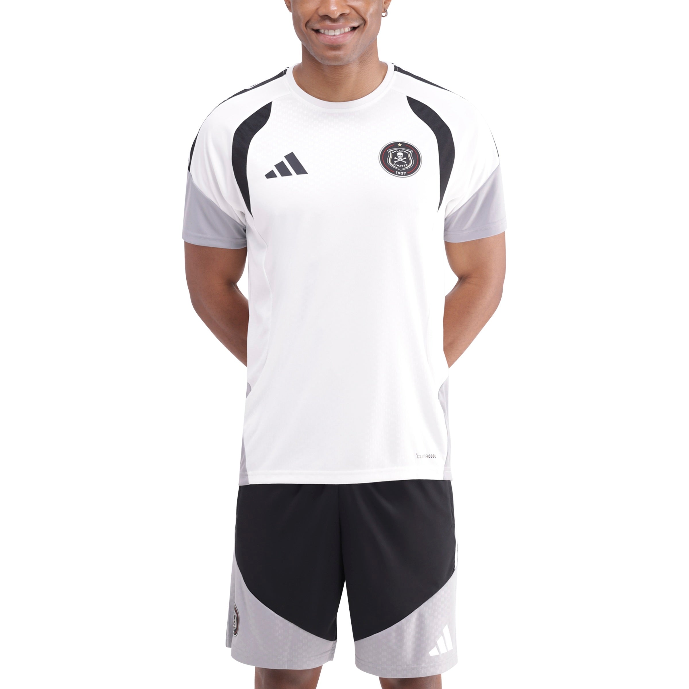 Orlando Pirates Adidas Tiro 26 Competition Training Jersey White Black