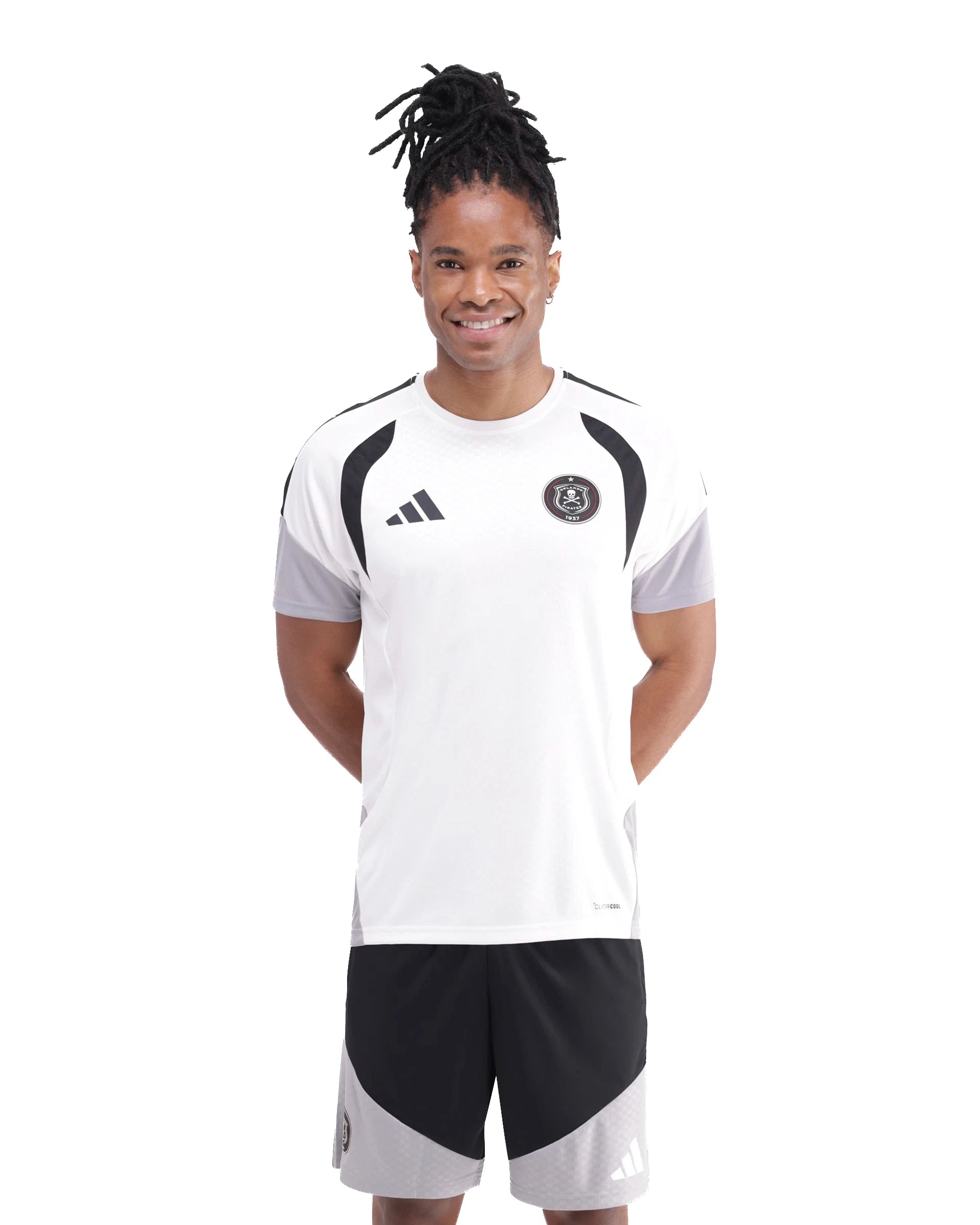 Orlando Pirates Adidas Tiro 26 Competition Training Jersey White Black