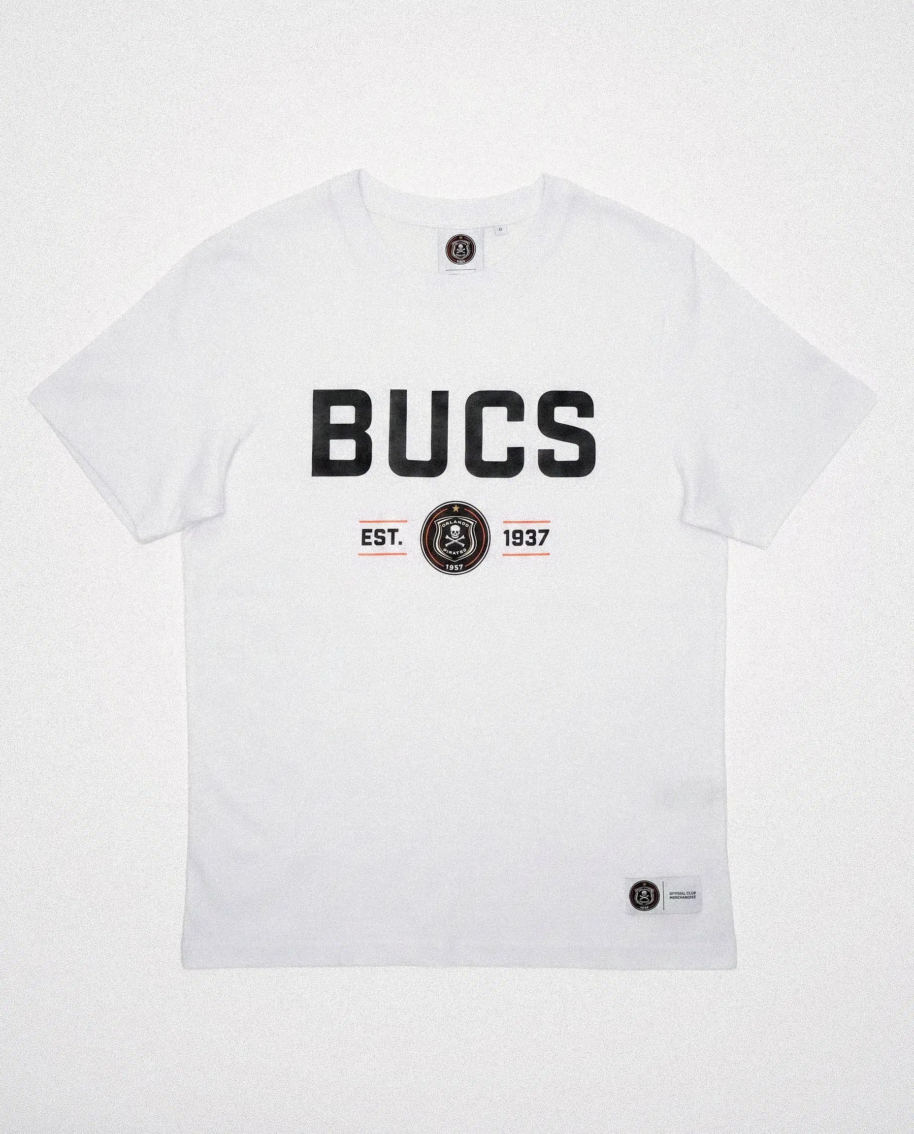 Orlando Pirates Bucs Crew Tee White