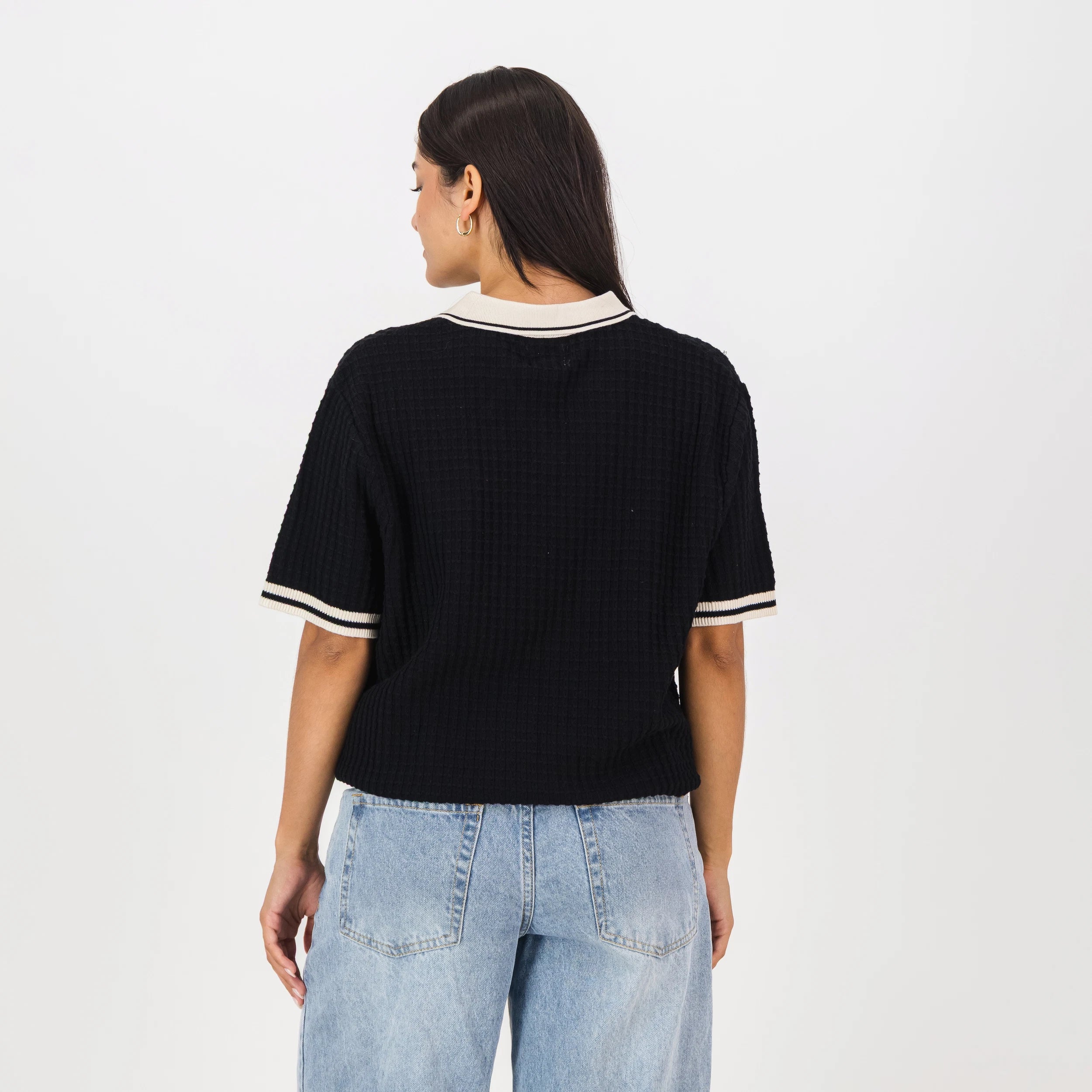 Orlando Pirates Basket Weave SS Knit Jersey-Black