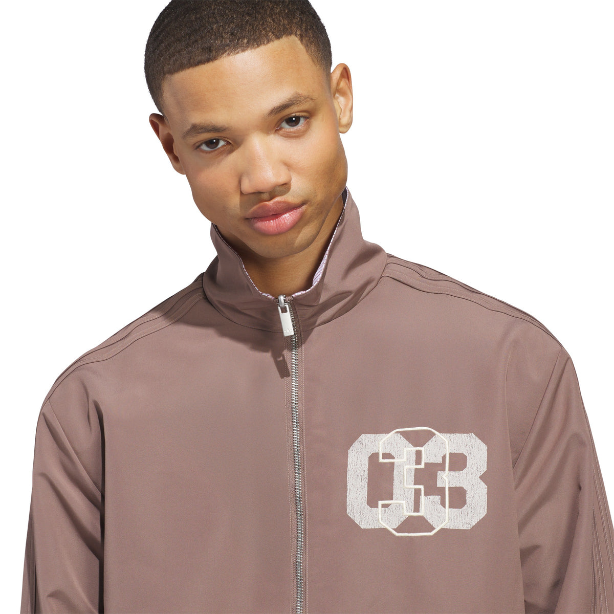 Orlando Pirates Adidas Firebird Coach Jacket Trace Brown Team Victory Red